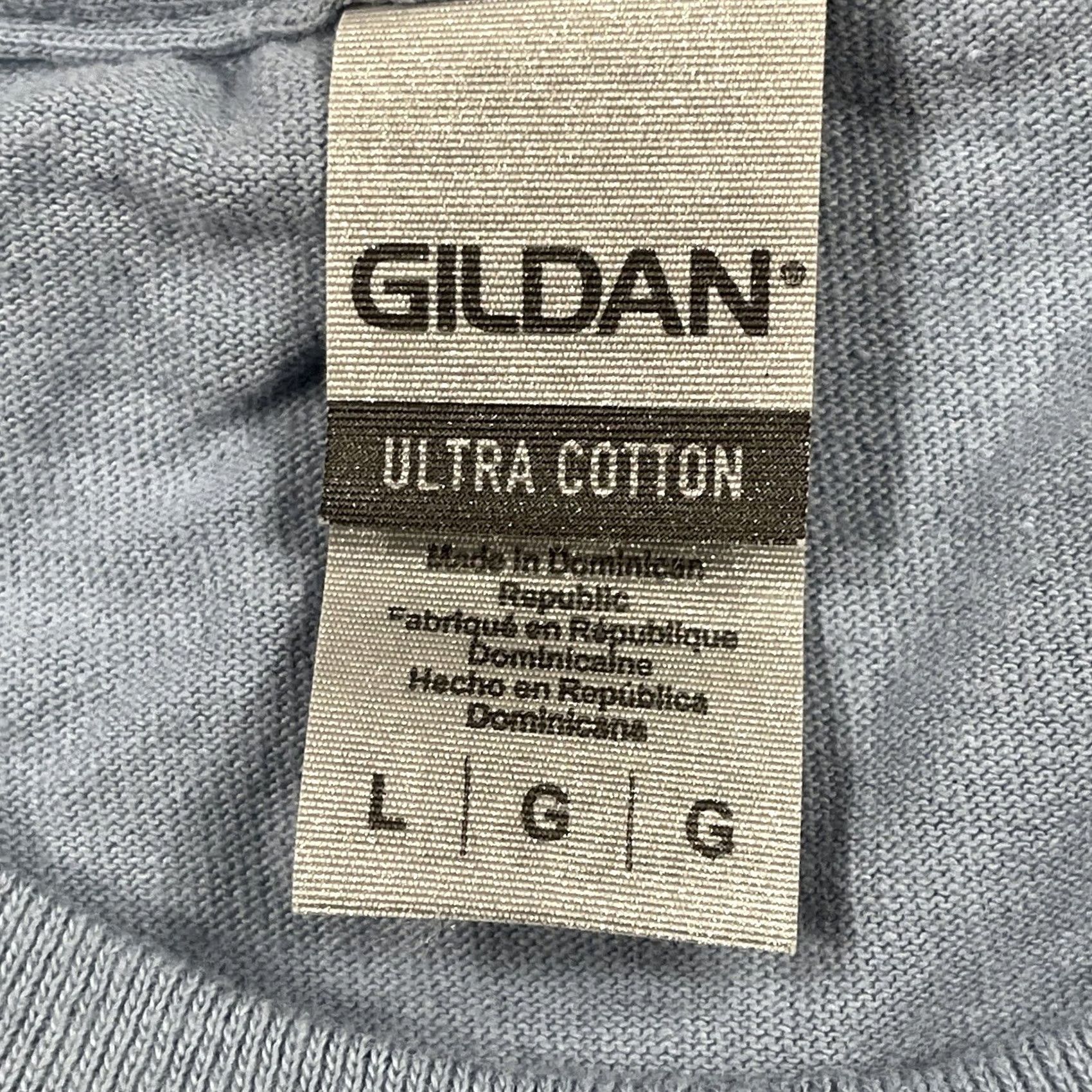 Gildan Gildan T-Shirt Adults L Large Blue Ultra Cotton Vermont Green Mountaineers Shirt Regular Blue Mens Size US L / EU 52-54 / 3 - 7 Thumbnail