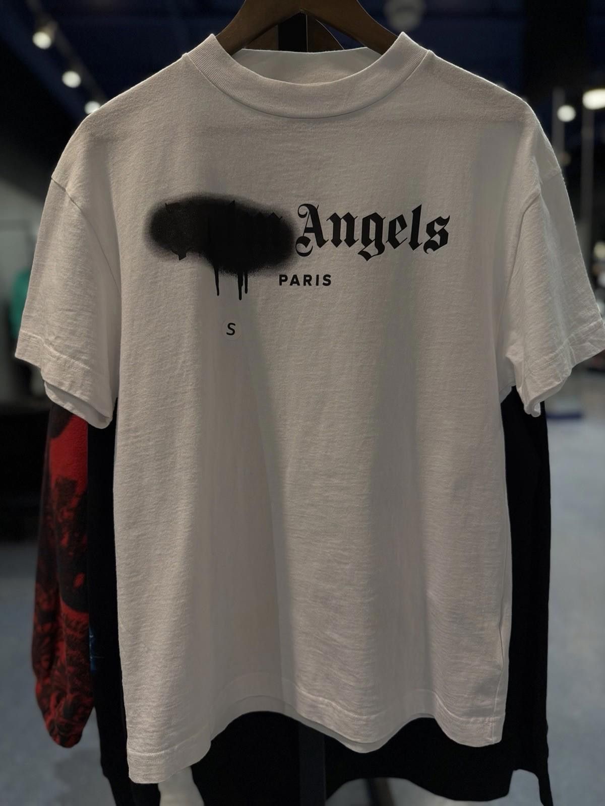 Palm Angels Size Small - Palm Angels Logo Crew T-Shirt ' White' Size US S / EU 44-46 / 1 - 1 Thumbnail