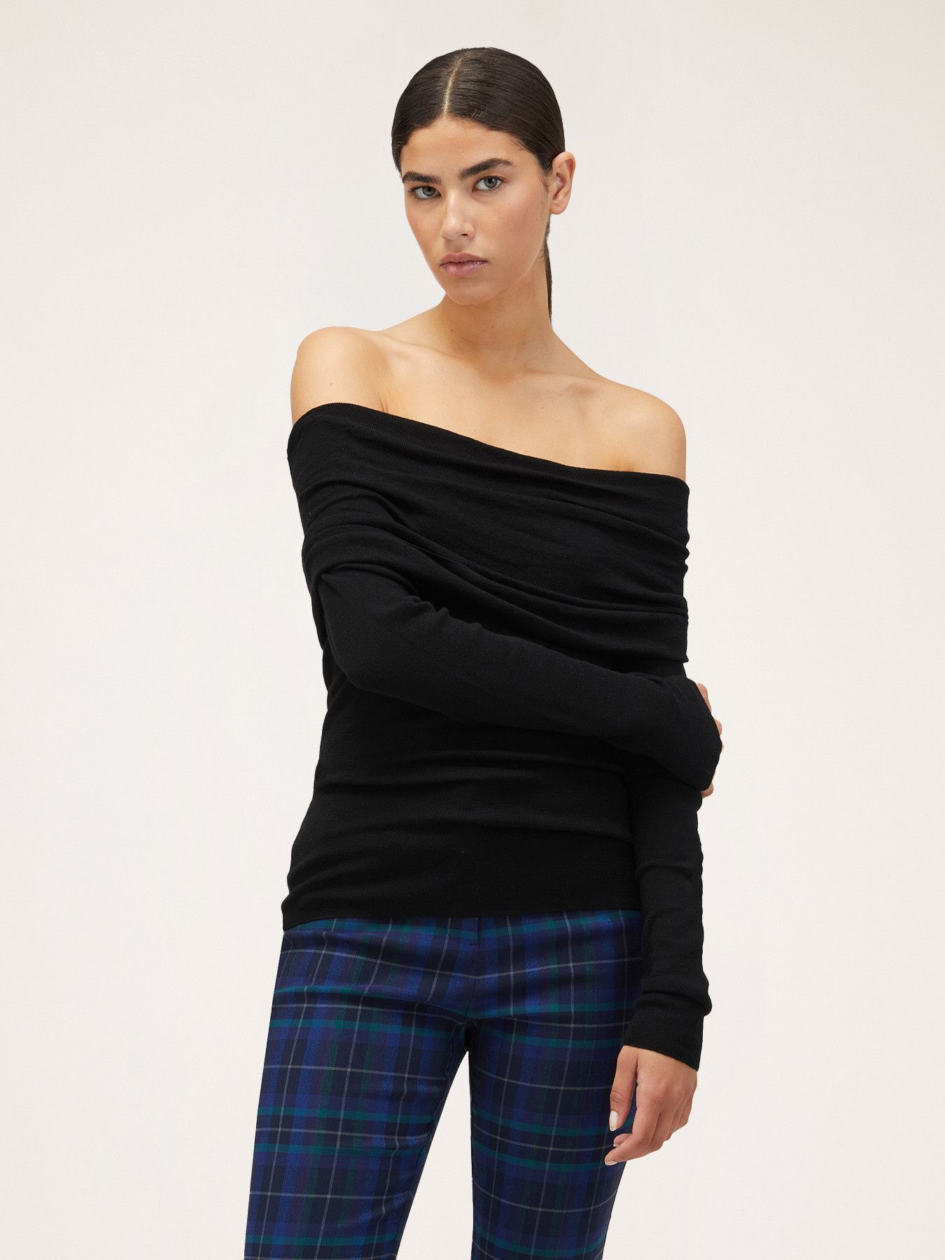 Saint Laurent Paris o1tp1o0125 Blouses in Black Size XS / US 0-2 / IT 36-38 - 2 Thumbnail