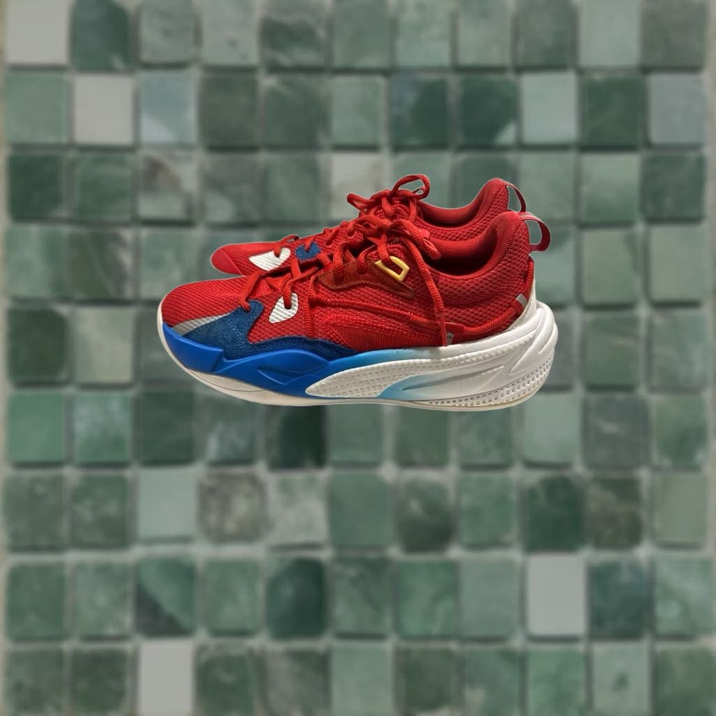 Puma PUMA RS-Dreamer x Nintendo x J. Cole Super Mario 64 Sneaker Low Top Unisex Adults 7C 2020 Red White Blue Knit Basketball Cole 194652-01 Size US 6 / EU 39 - 1 Thumbnail