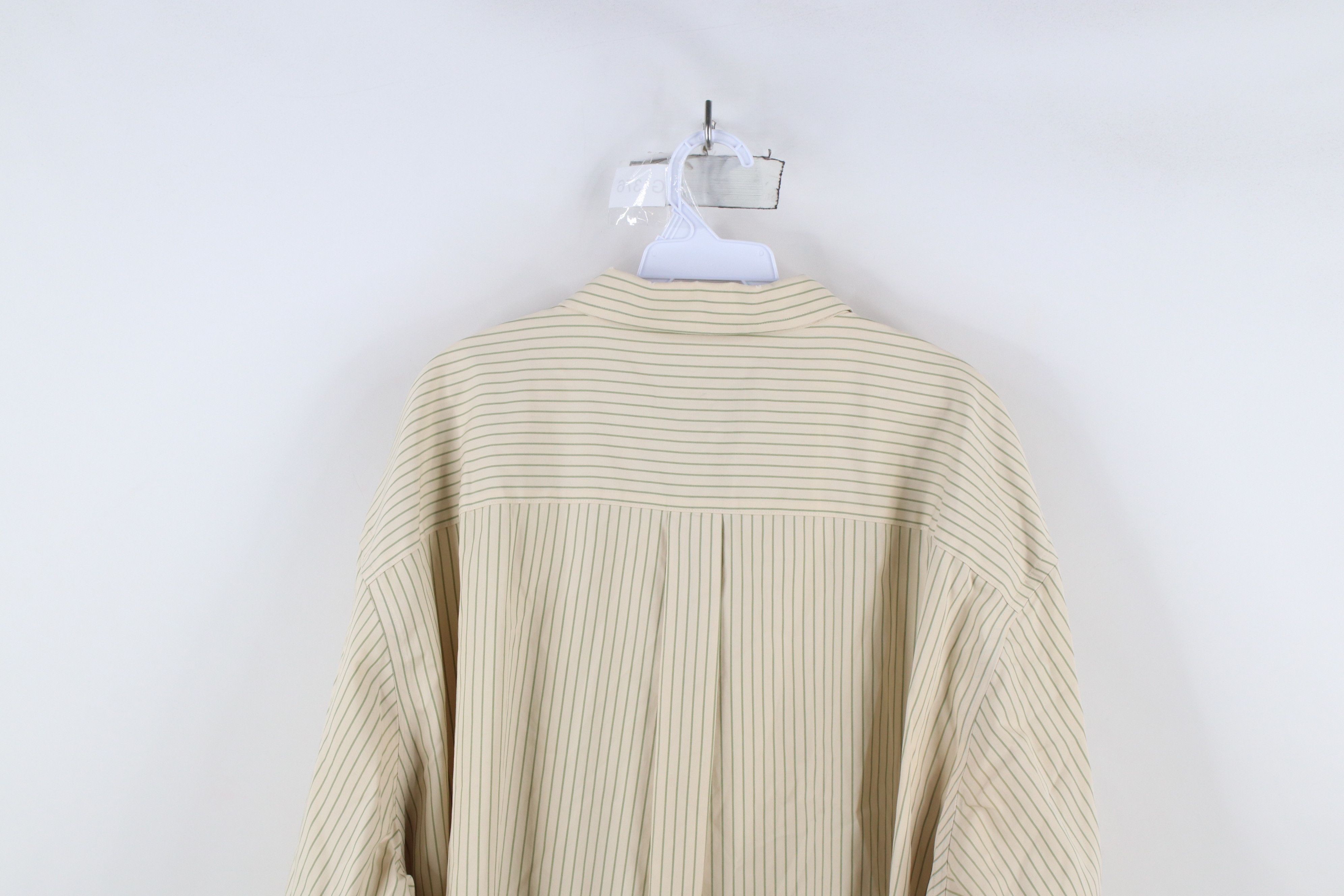 Cabelas × Vintage Vintage Cabelas Pinstriped Collared Button Down Shirt Cotton Size US XXL / EU 58 / 5 - 13 Thumbnail