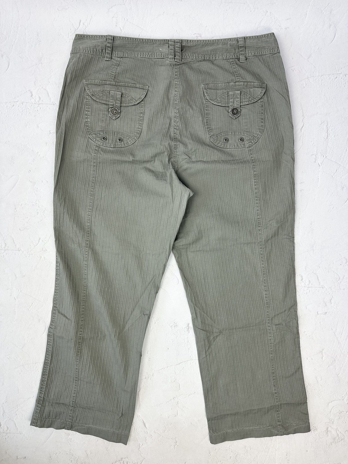 Japanese Brand × Vintage Vintage Stripped Grey Loose Pants Size US 36 / EU 52 - 6 Thumbnail
