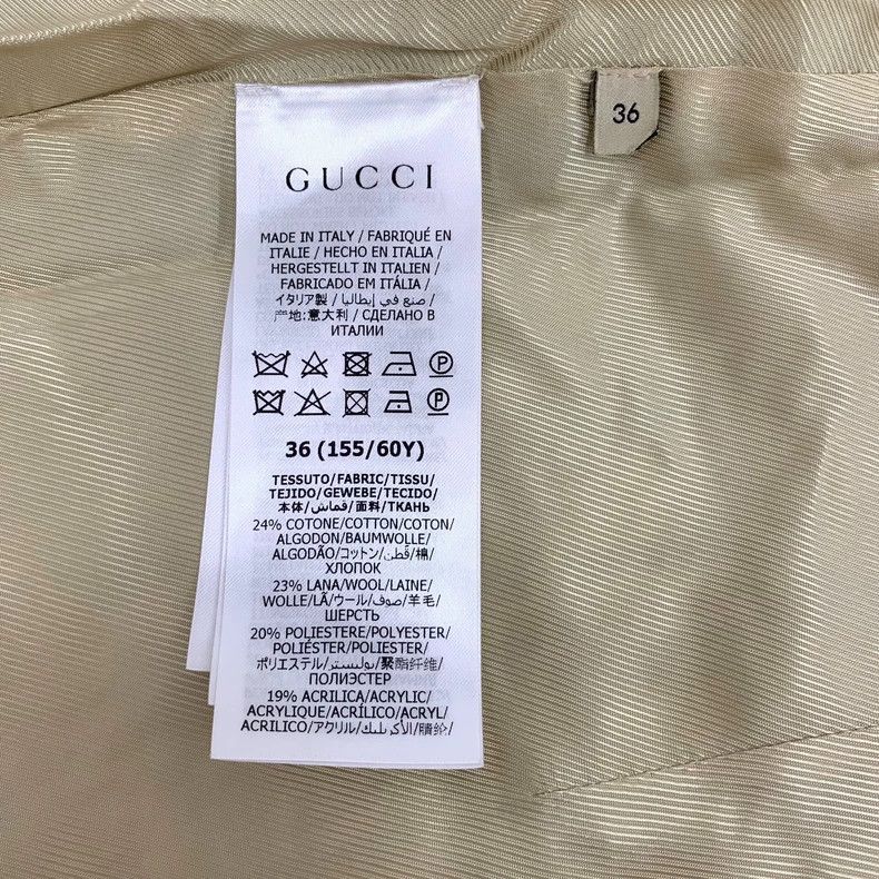 Gucci Gucci Color-blocked plaid double G buckle tweed short skirt Size 24" / US 00 / IT 34 - 6 Thumbnail