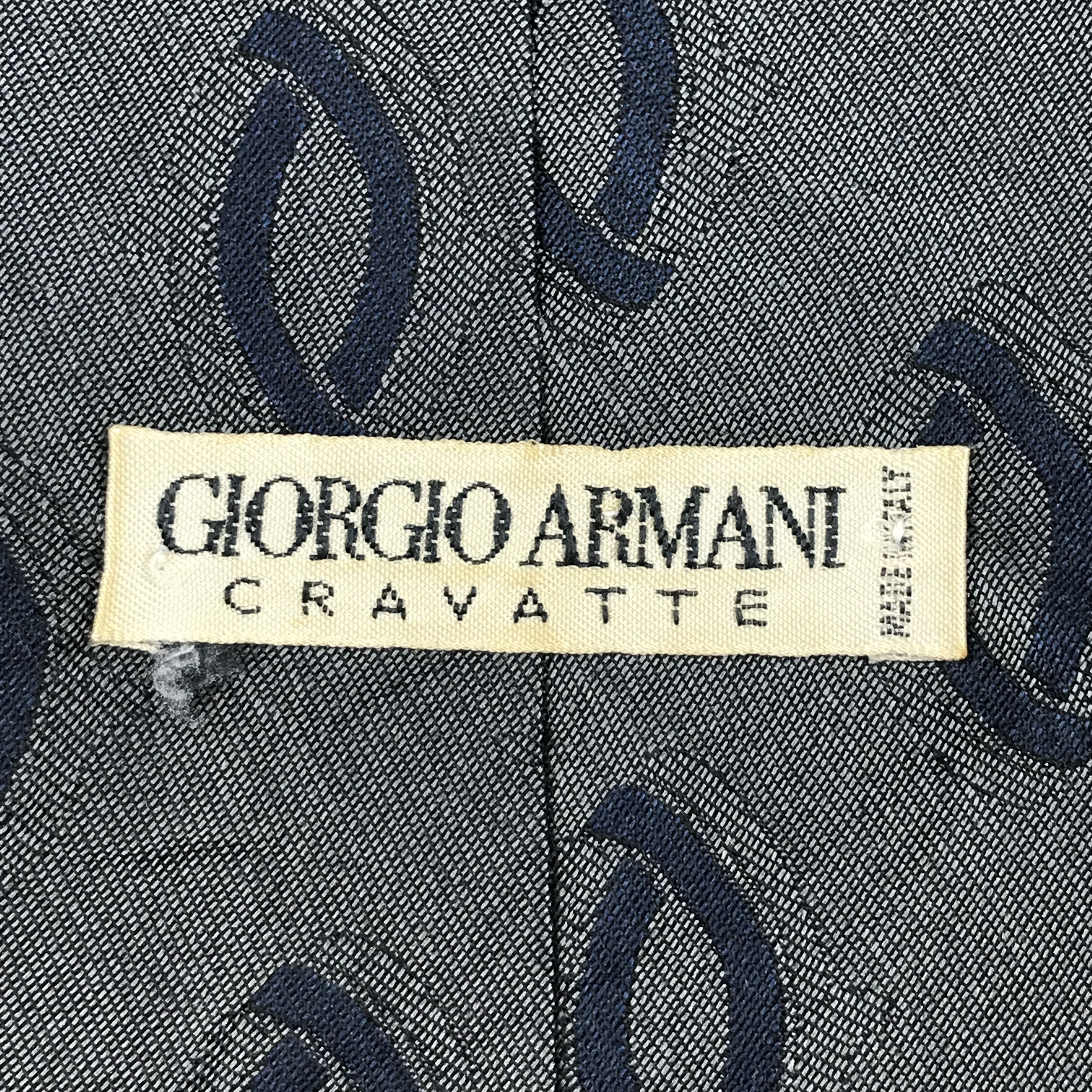 Giorgio Armani × Vintage Vintage Giorgio Armani Silk Necktie Size ONE SIZE - 7 Thumbnail