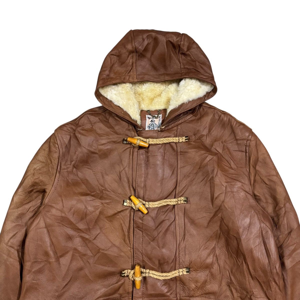Rocky Mountain Featherbed Vtg🔥Science World Clothing Duffle Linning Faux Fur Sheepskin Size US XL / EU 56 / 4 - 4 Thumbnail