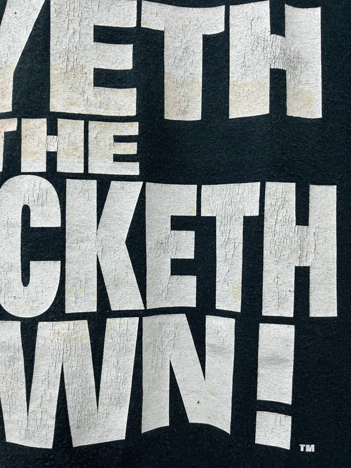 WWF Vintage 1998 WWF “Layeth the Smacketh Down” The Rock Tee Size US XL / EU 56 / 4 - 5 Thumbnail