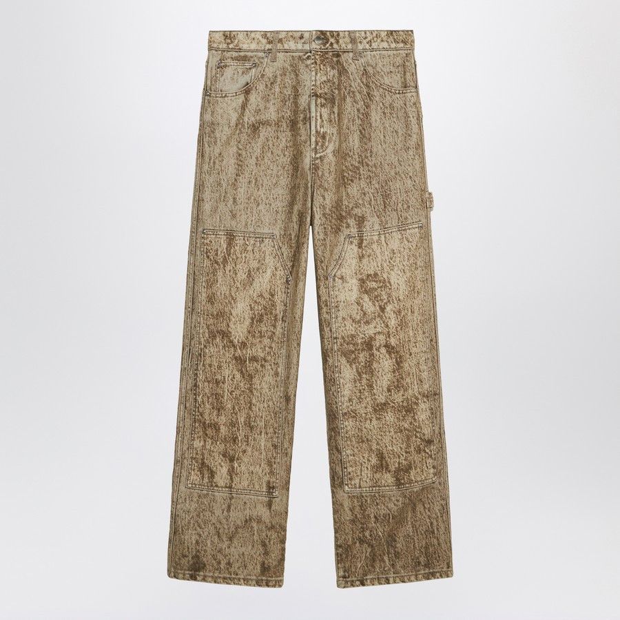 1989 STUDIO o1d2blof1124 Denim Pant in Beige Size US 33 - 1 Thumbnail