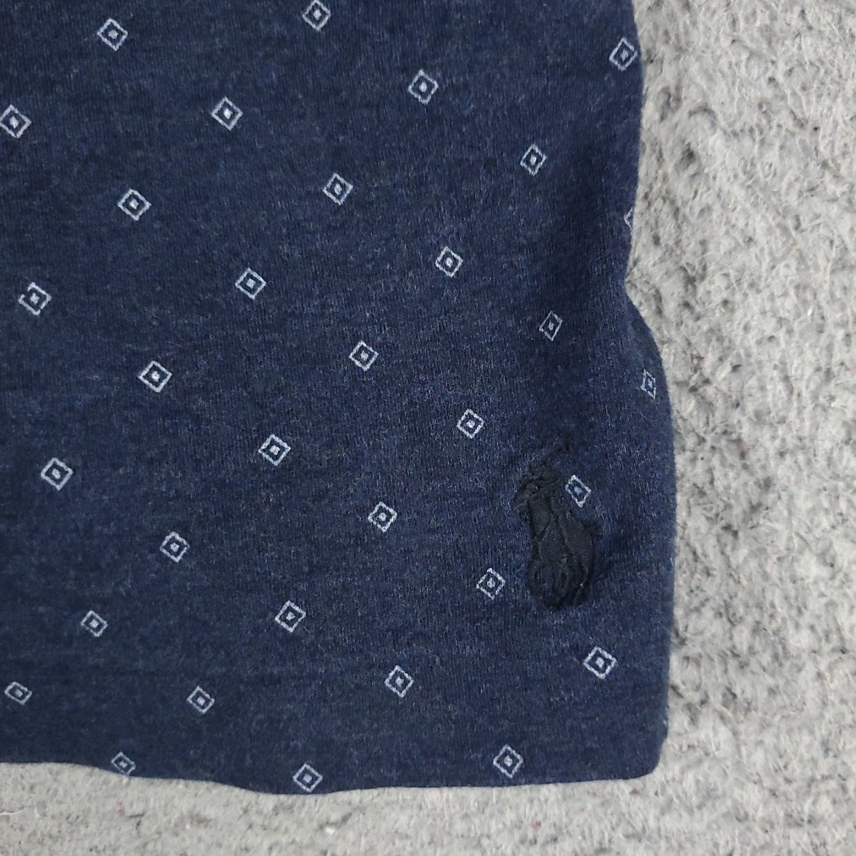 Ralph Lauren Ralph Lauren Polo Shirt Mens L Blue Geometric Pony Casual Short Sleeve Shirt Adult Large Blue Polo Mens Size US L / EU 52-54 / 3 - 3 Thumbnail