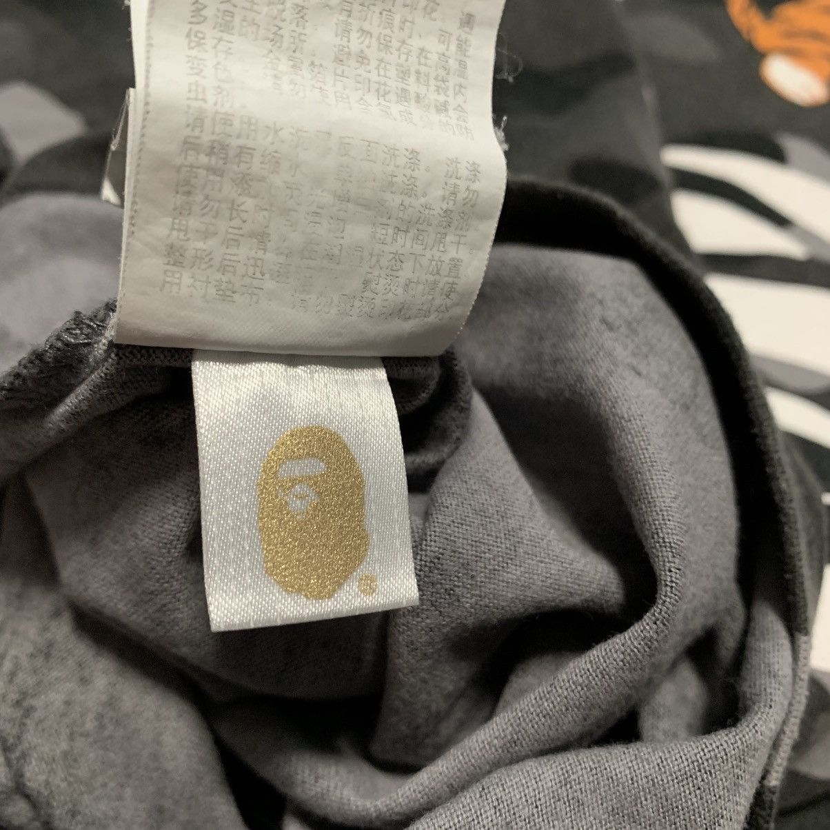 Bape Bape Medium Tiger Shark Black Grey Camo A Bathing Ape Tee Size US M / EU 48-50 / 2 - 8 Thumbnail