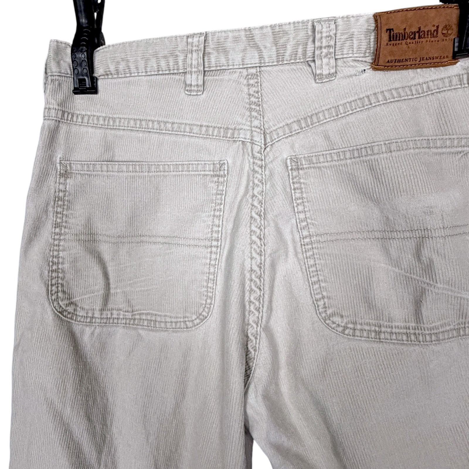 Timberland Vintage 90s Timberland Gray Corduroy Carpenter Pants 32x30 Size US 32 / EU 48 - 10 Thumbnail