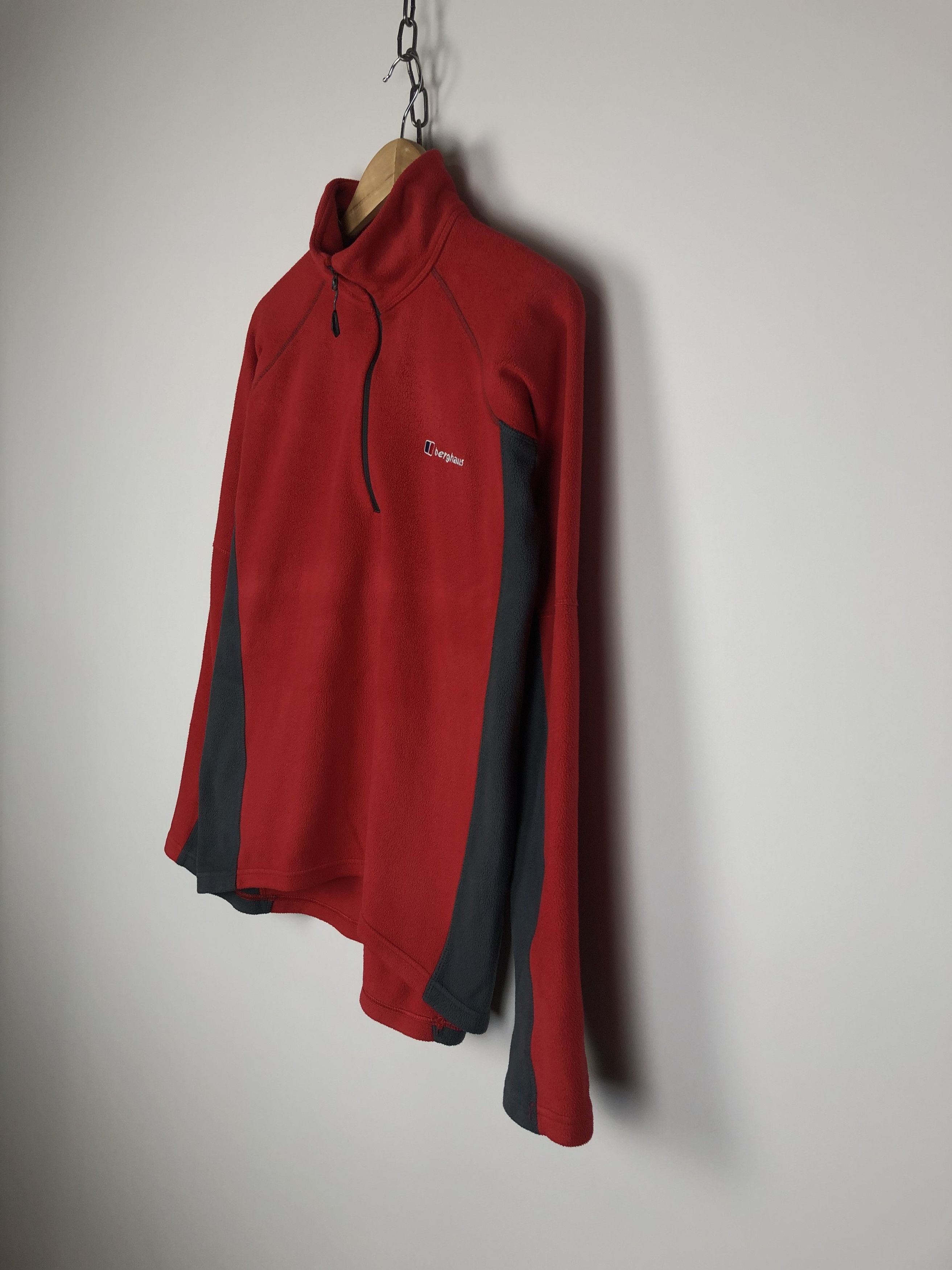Berghaus Berghaus Fleece Pullover 1/4 Zip Red size M Size US M / EU 48-50 / 2 - 6 Thumbnail