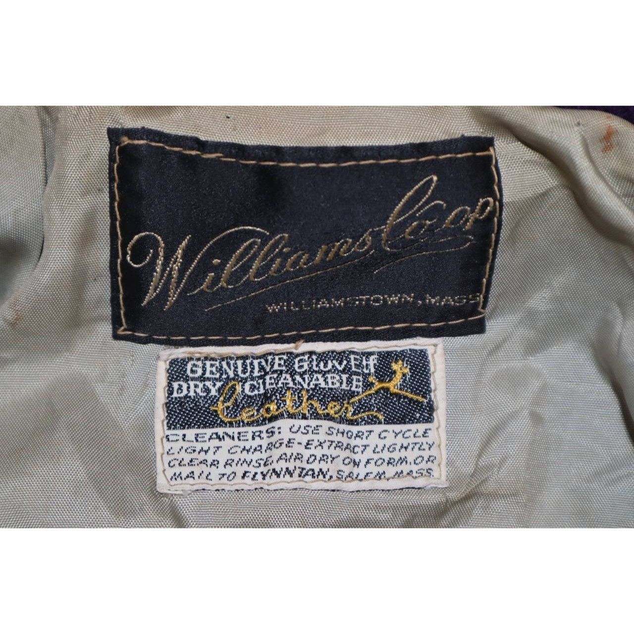 Vintage Vintage 70s William Loop Varsity Leather Jacket Sz 38 Size US M / EU 48-50 / 2 - 3 Thumbnail