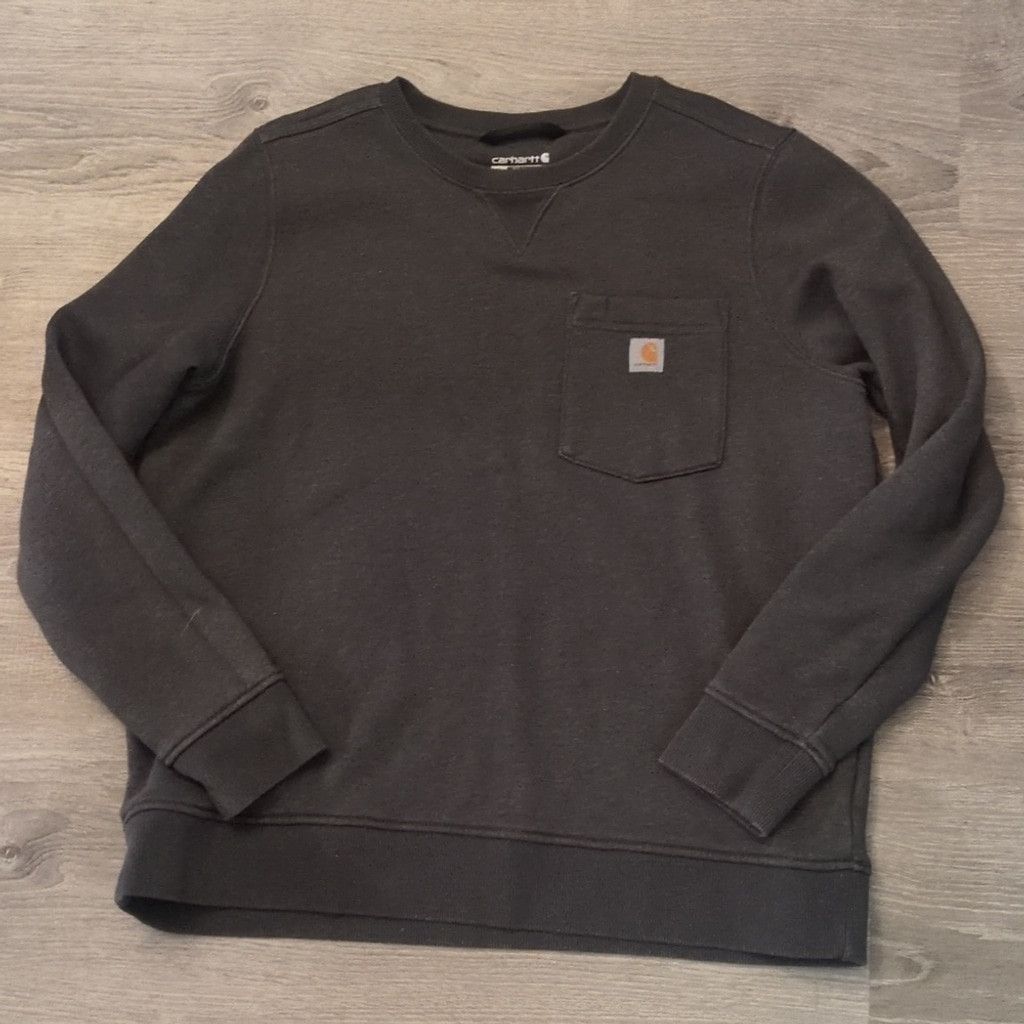 Carhartt Carhartt grey relaxed fit midweight Crewneck sweatshirt XL Size XL / US 12-14 / IT 48-50 - 1 Thumbnail