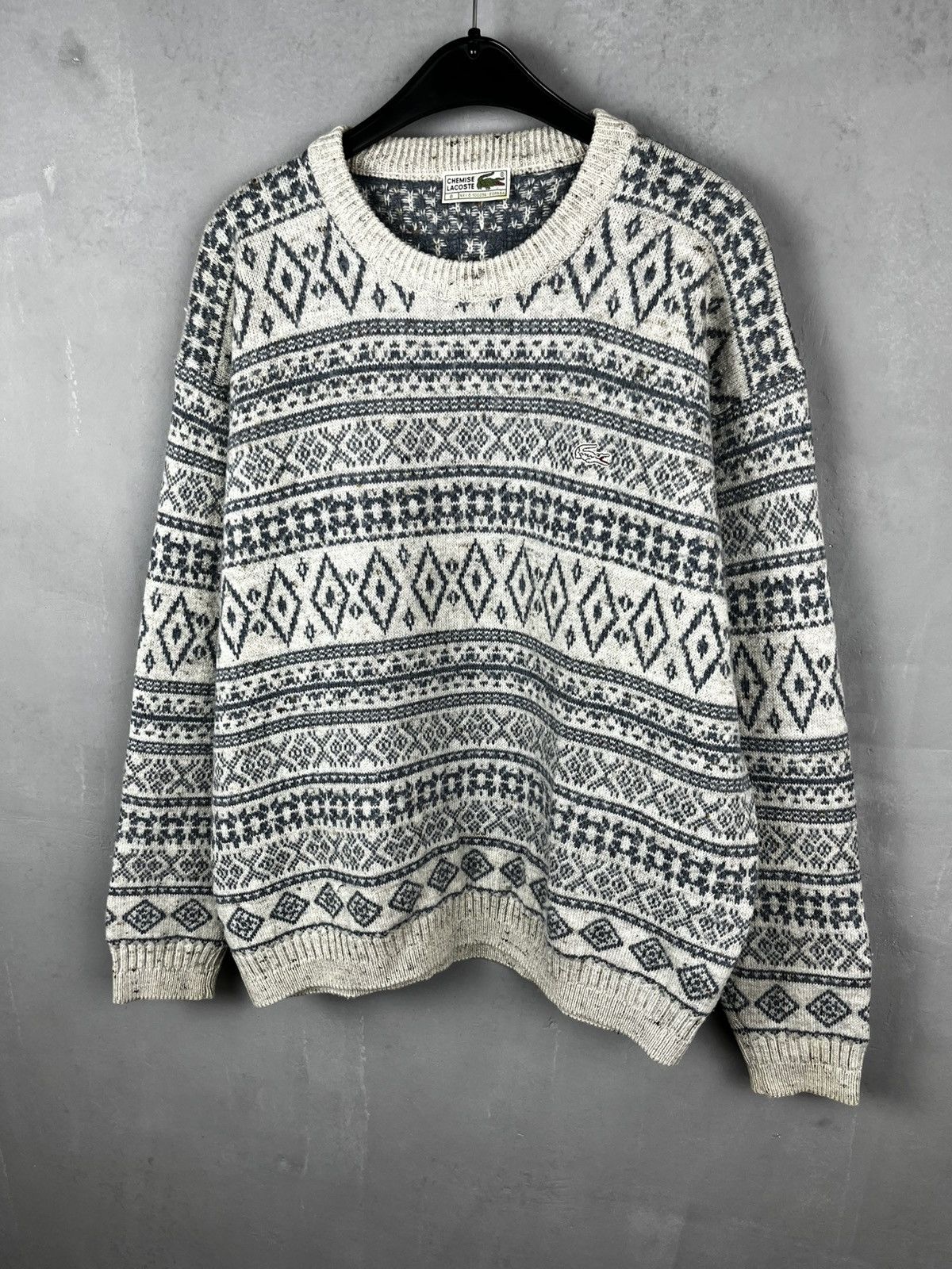 Lacoste × Vintage Lacoste knit sweater vintage 90s Size US L / EU 52-54 / 3 - 8 Thumbnail