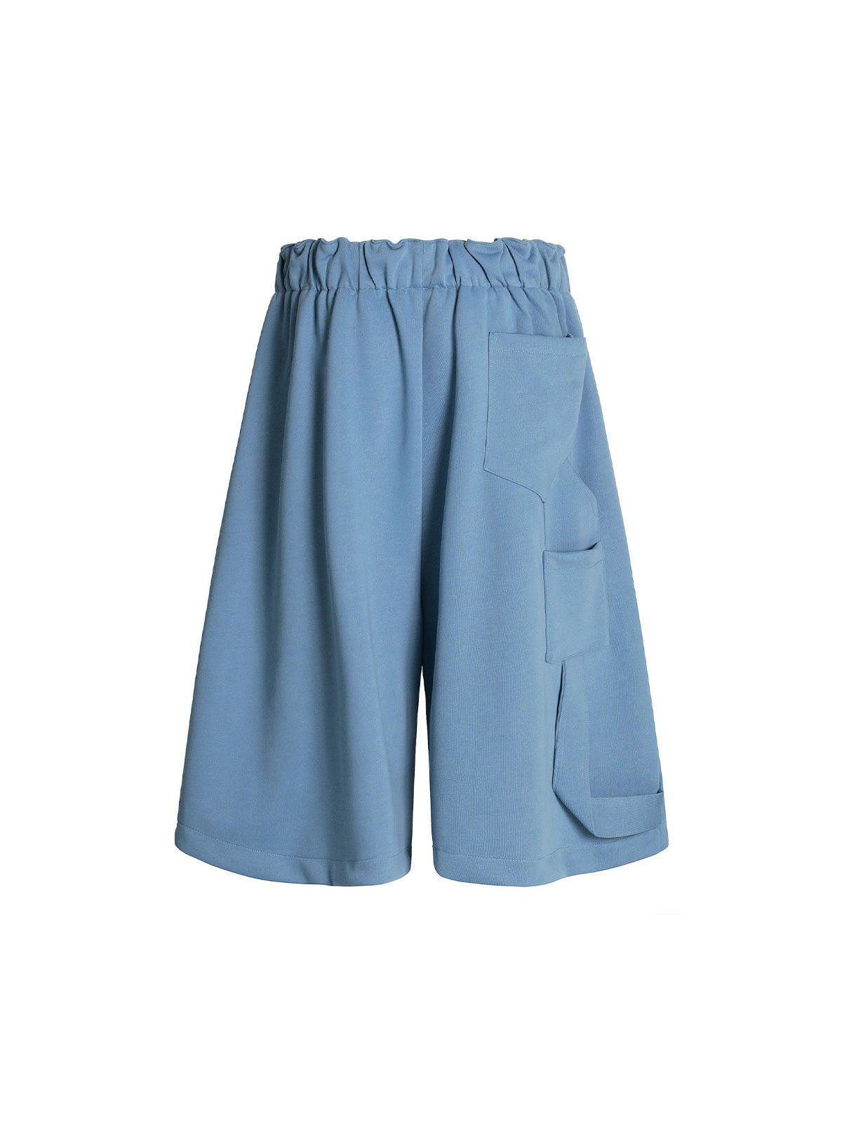 Japanese Brand Side Pockets Drawstring Waist Casual Jorts Size ONE SIZE - 6 Thumbnail