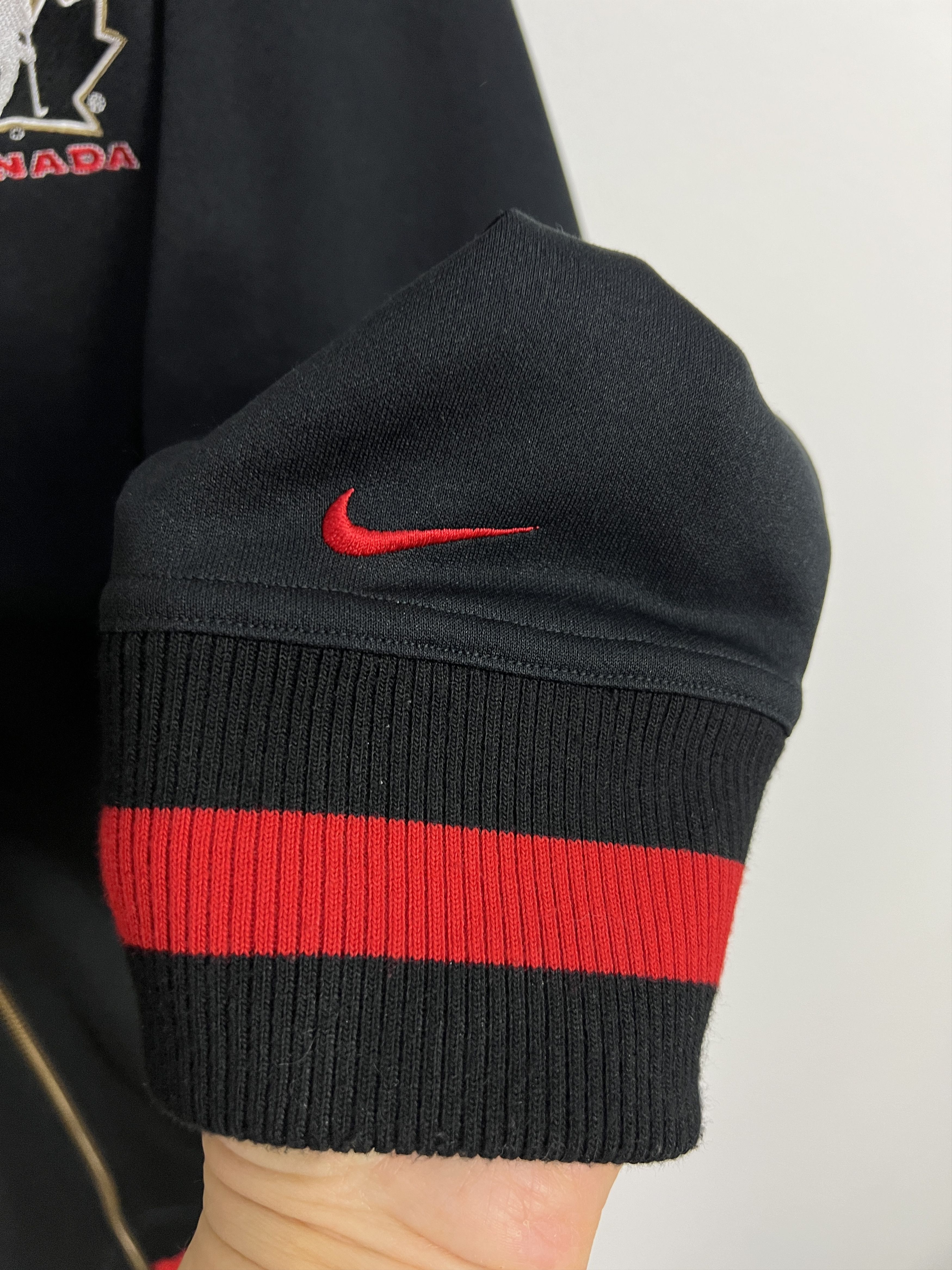 Nike Canada Ice Hockey Train Jacket Track Top Zip National Rare Size US L / EU 52-54 / 3 - 4 Thumbnail