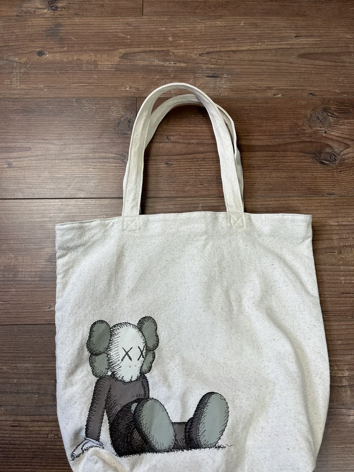 Kaws × Uniqlo Uniqlo x Kaws x Orginal Fake Tote Bag Japan Designer Size ONE SIZE - 3 Thumbnail
