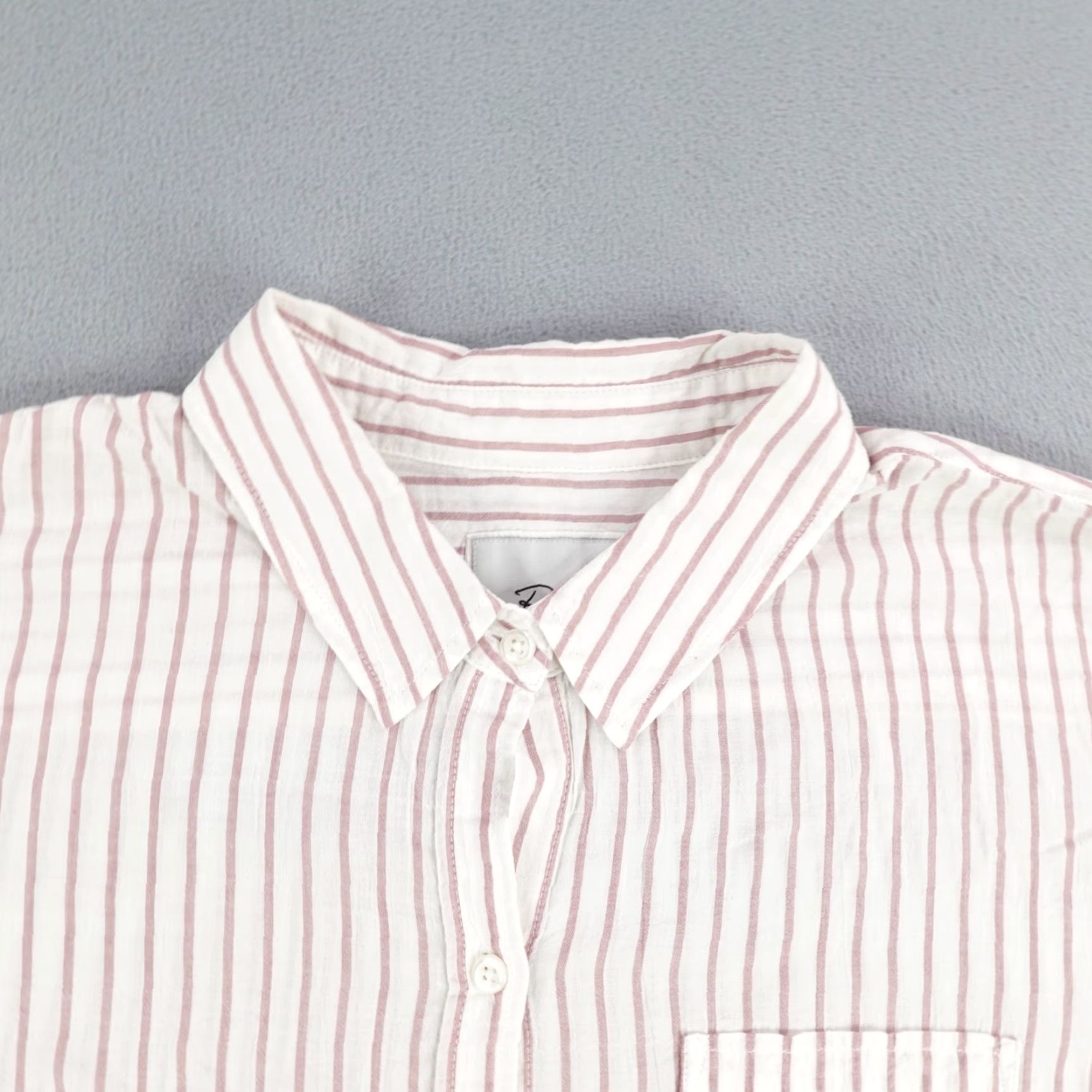 Rails VINTAGE Rails Button-Up Shirt Men's Large Red Striped Long Sleeve Performance Flex Blouse Size L / US 10 / IT 46 - 2 Thumbnail