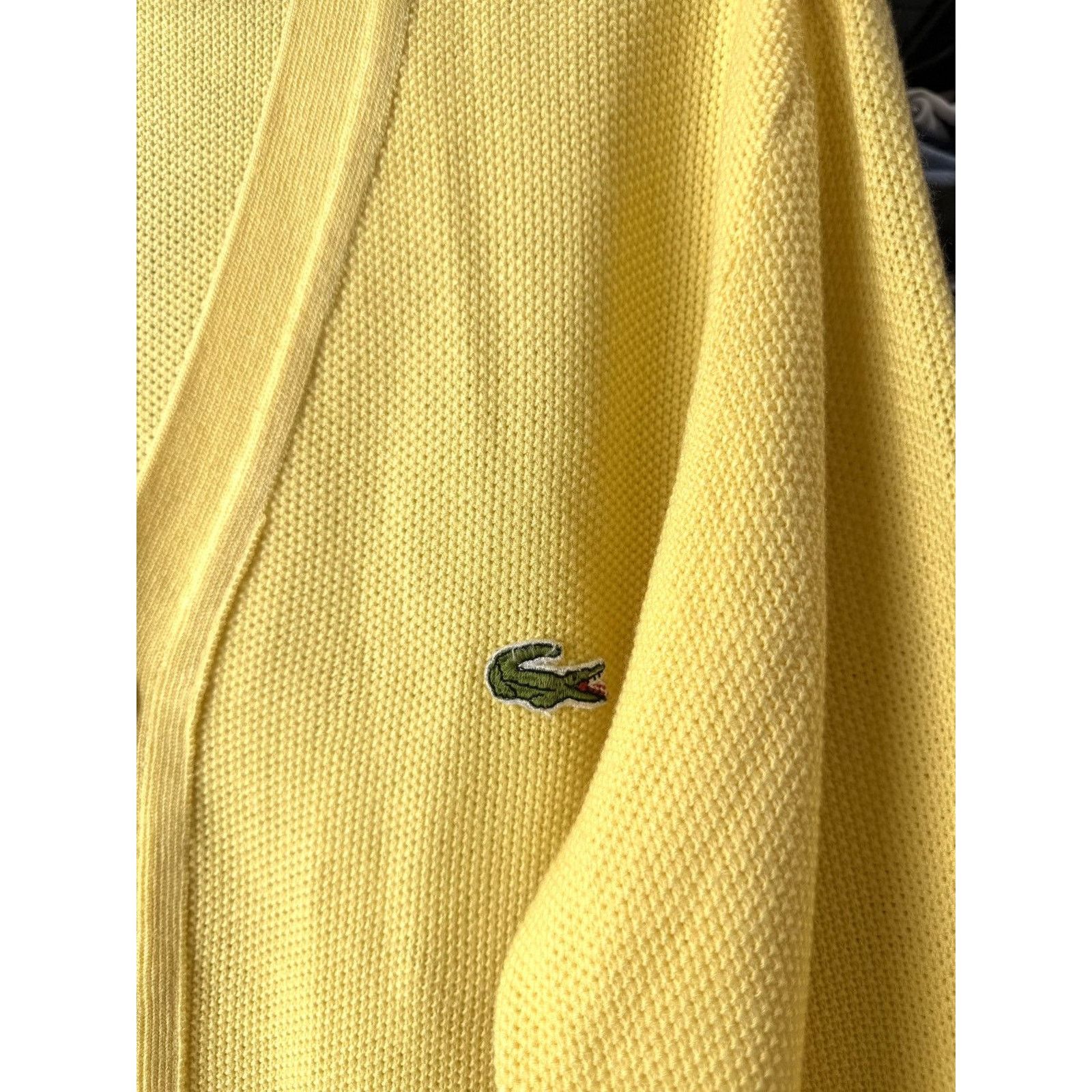Lacoste 80-90’s Vintage Lacoste Cardigan Knit Sweater Hype Coogi Size US L / EU 52-54 / 3 - 3 Thumbnail
