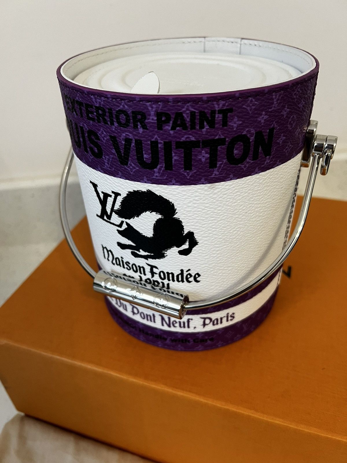 Louis Vuitton Louis Vuitton FW22 Virgil Abloh Paint Can Purple Size ONE SIZE - 3 Thumbnail