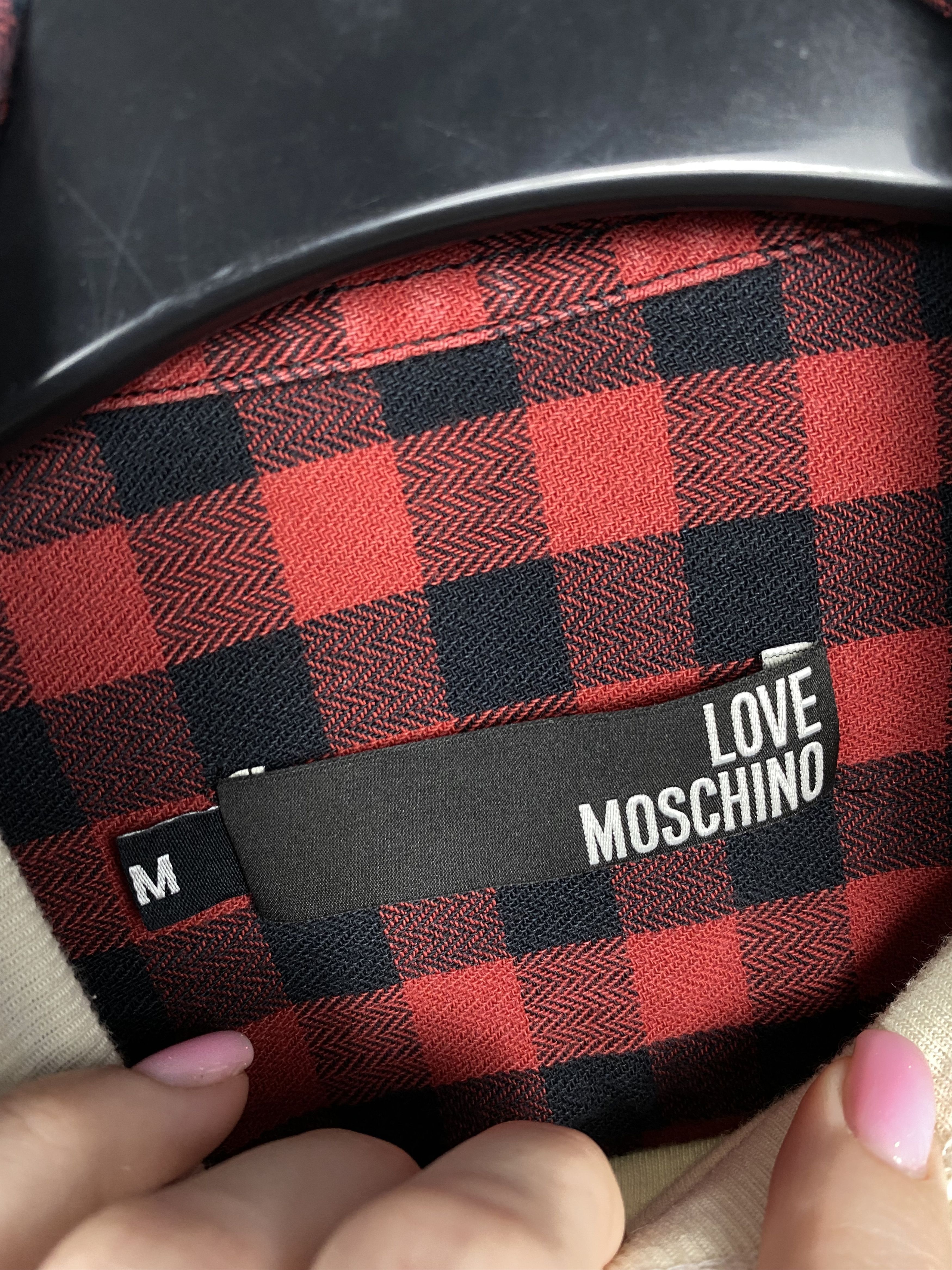 Flannel Love Moschino Vintage Mens Flannel Shirt Y2K Size US M / EU 48-50 / 2 - 4 Thumbnail