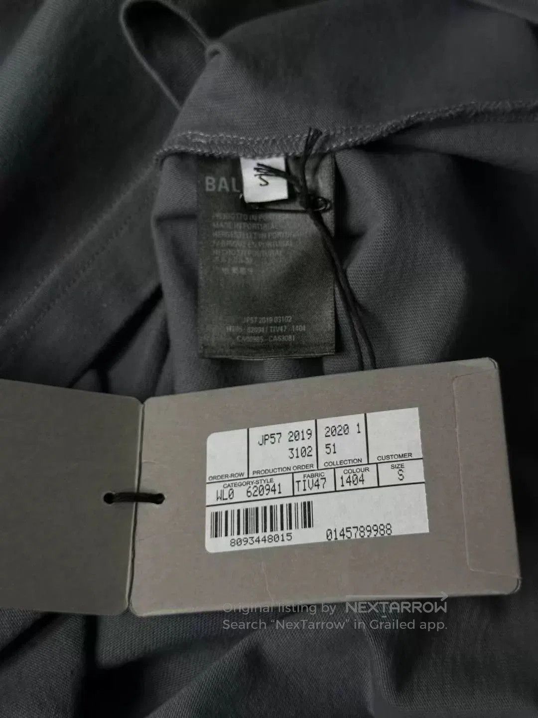 Balenciaga balenciaga gray blue short sleeve portrait tee. Size US S / EU 44-46 / 1 - 4 Thumbnail