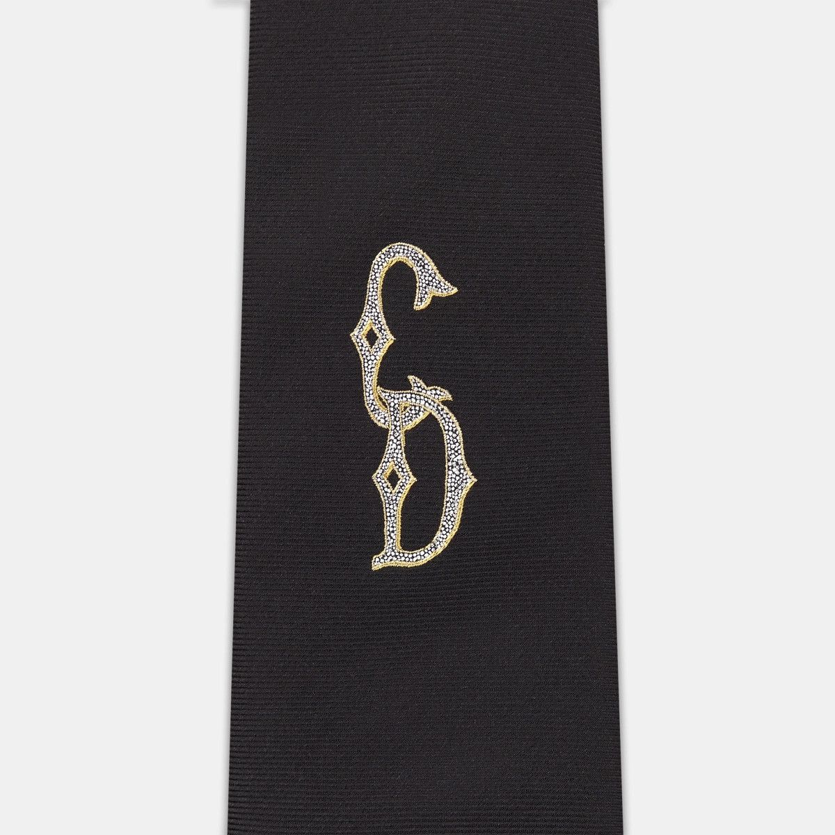 Dior o1w1db11024 Size: OS / Cd Interlaced Tie in Black Size ONE SIZE - 3 Thumbnail