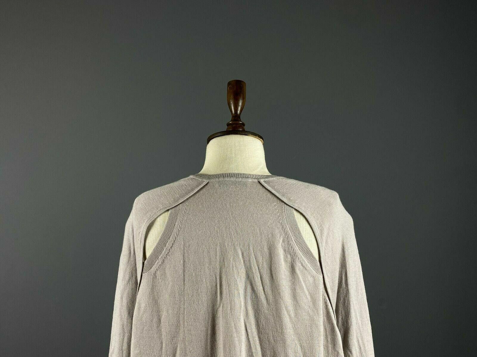 Designer Dorothee Schumacher Grey Modern Oversized Sweater Size M / US 6-8 / IT 42-44 - 6 Thumbnail