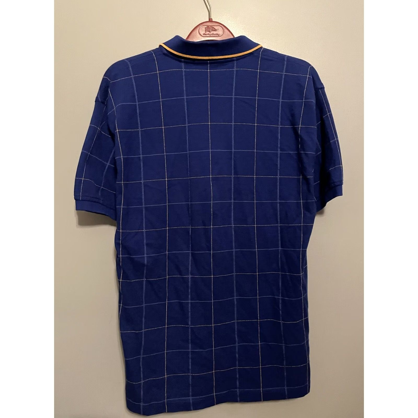 Tommy Hilfiger VINTAGE Tommy Hilfiger Polo Shirt Men’s M Regular Short Sleeve Collared Geometric Blue 100% Cotton Golf Size US M / EU 48-50 / 2 - 6 Thumbnail