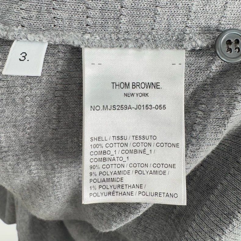Thom Browne Thom Browne size3 Net eye jacquard striped knit short sleev Size US L / EU 52-54 / 3 - 5 Thumbnail