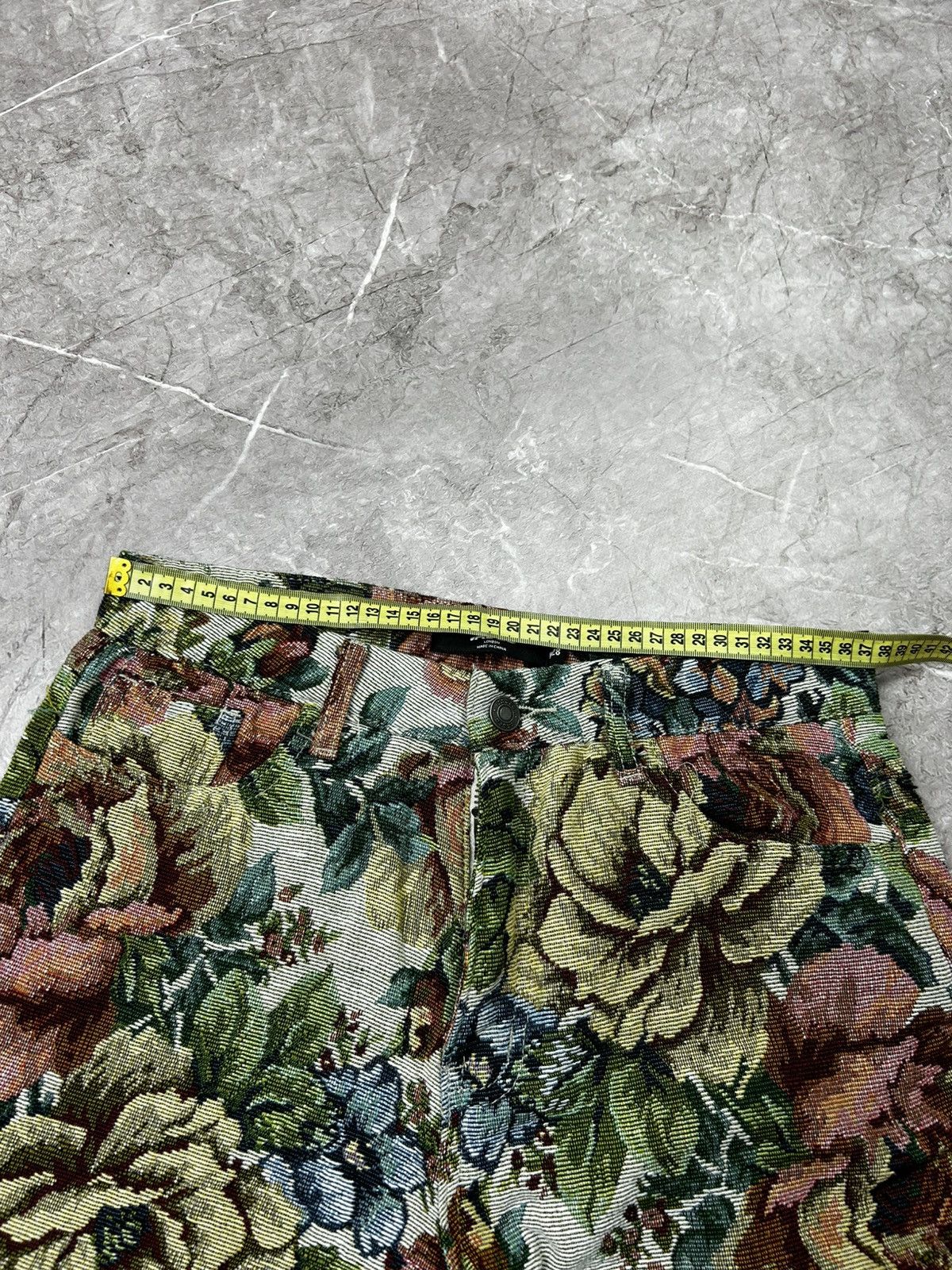 Jaded London × Vintage Jaded London Floral Boyfriend Pants Wide Leg Woven y2k Size 28" / US 6 / IT 42 - 10 Thumbnail