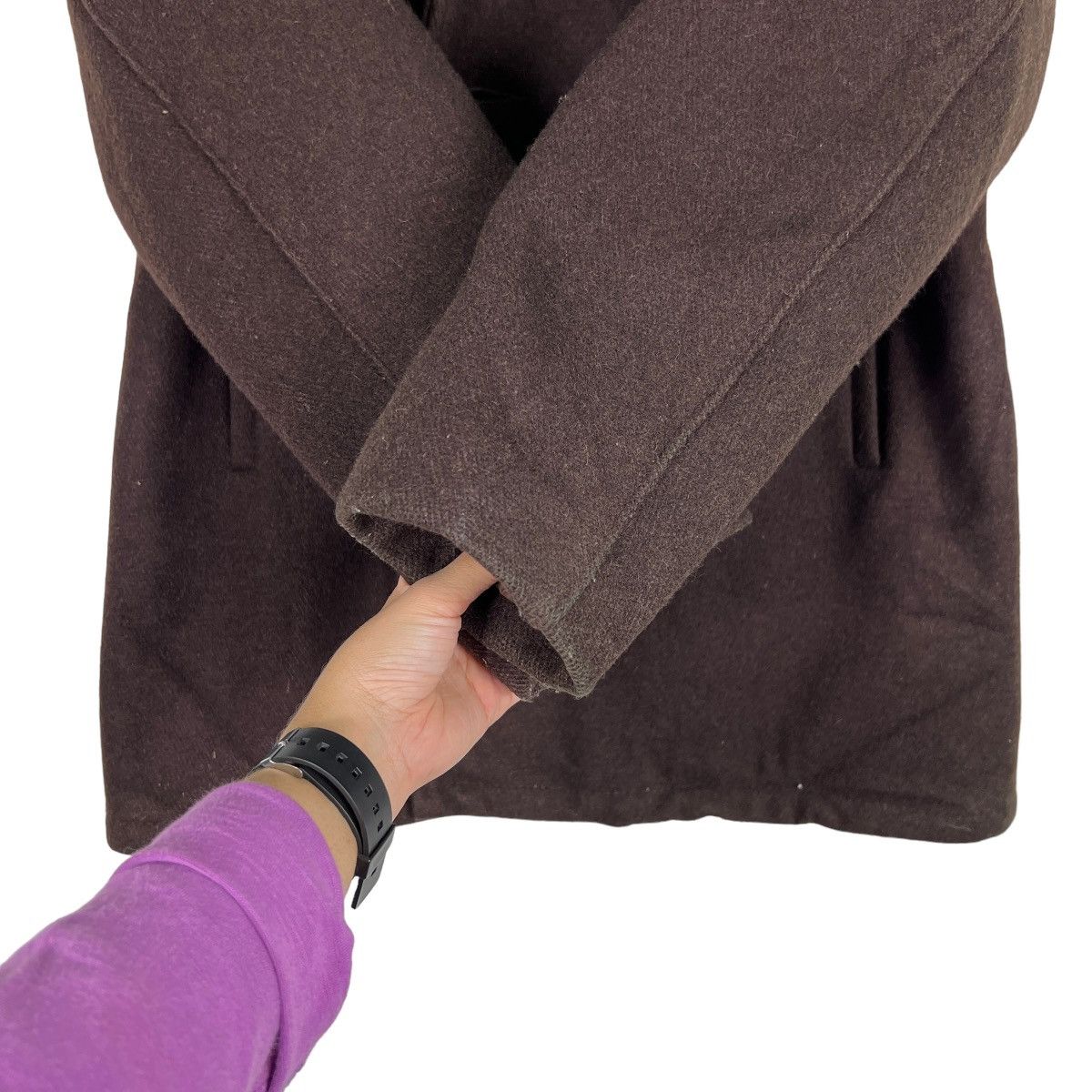 Schott 🔥 RICH BROWN SCHOTT NAVY PEACOAT MADE IN USA Size US M / EU 48-50 / 2 - 13 Thumbnail