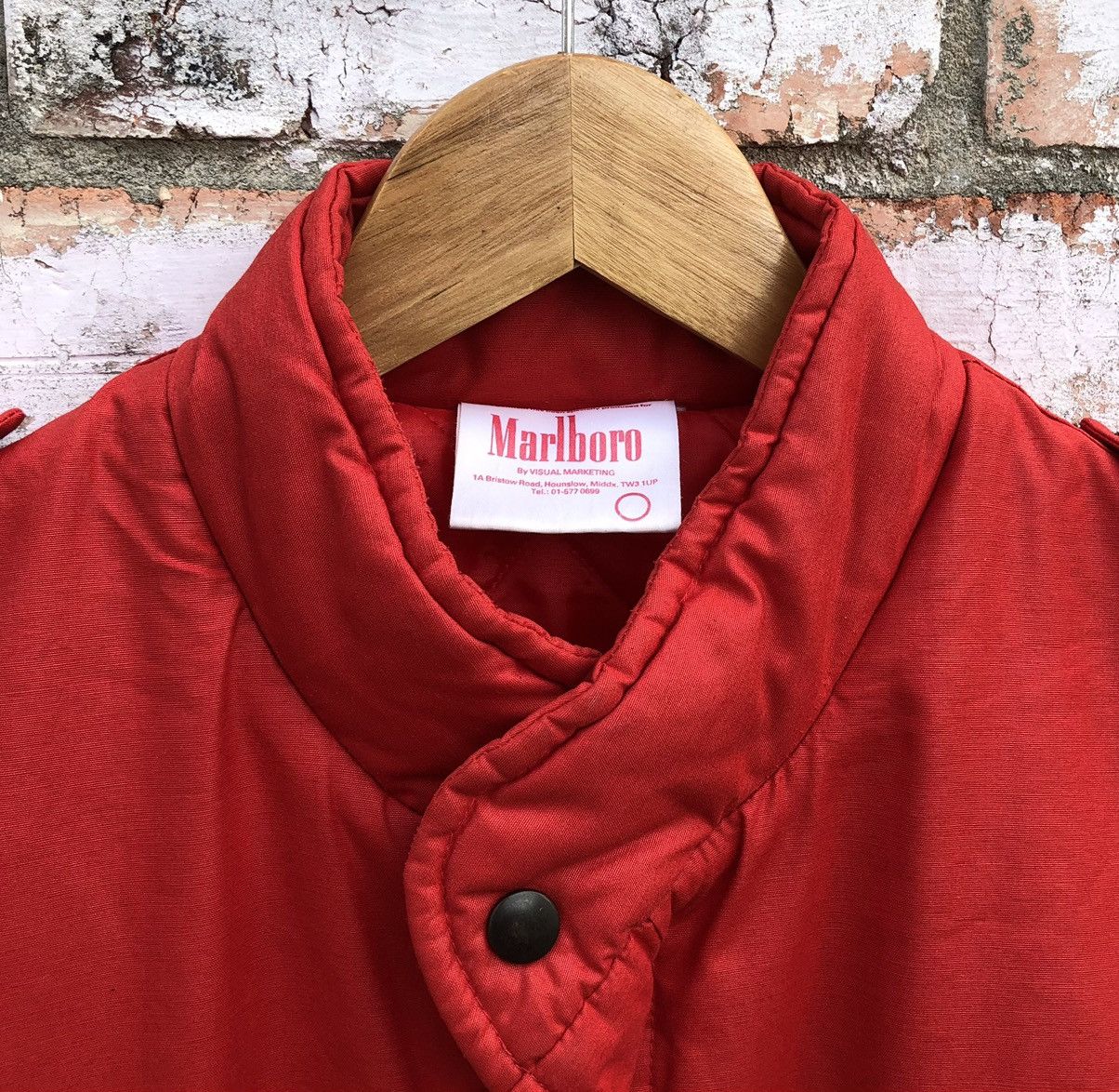 Marlboro Vintage 90s Marlboro Big Logo Racing Bomber Jacket Size US L / EU 52-54 / 3 - 17 Thumbnail