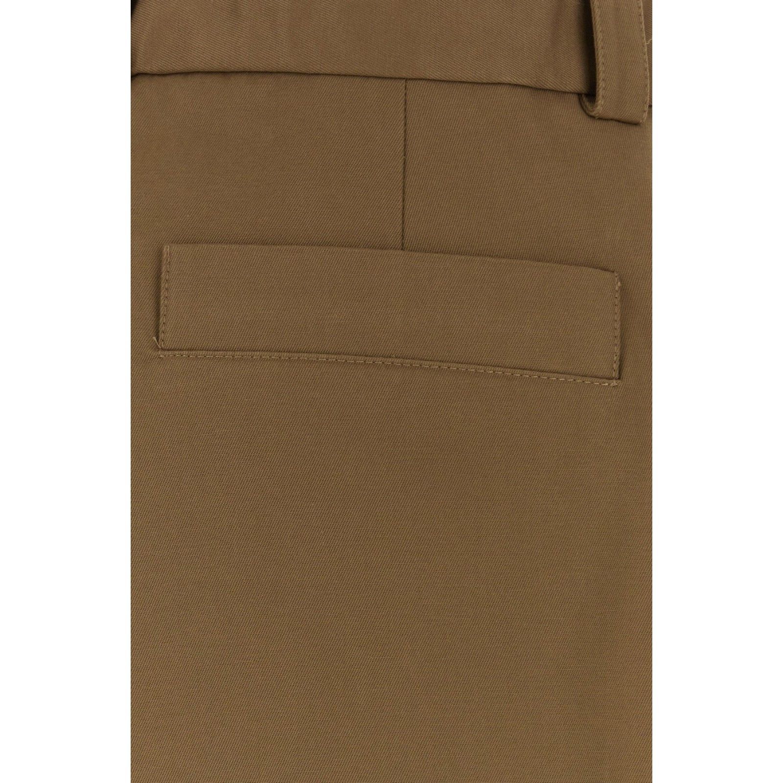Jil Sander JIL SANDER Brown Twill Pants New & Authentic (Men's size:US Size US 36 / EU 52 - 3 Thumbnail