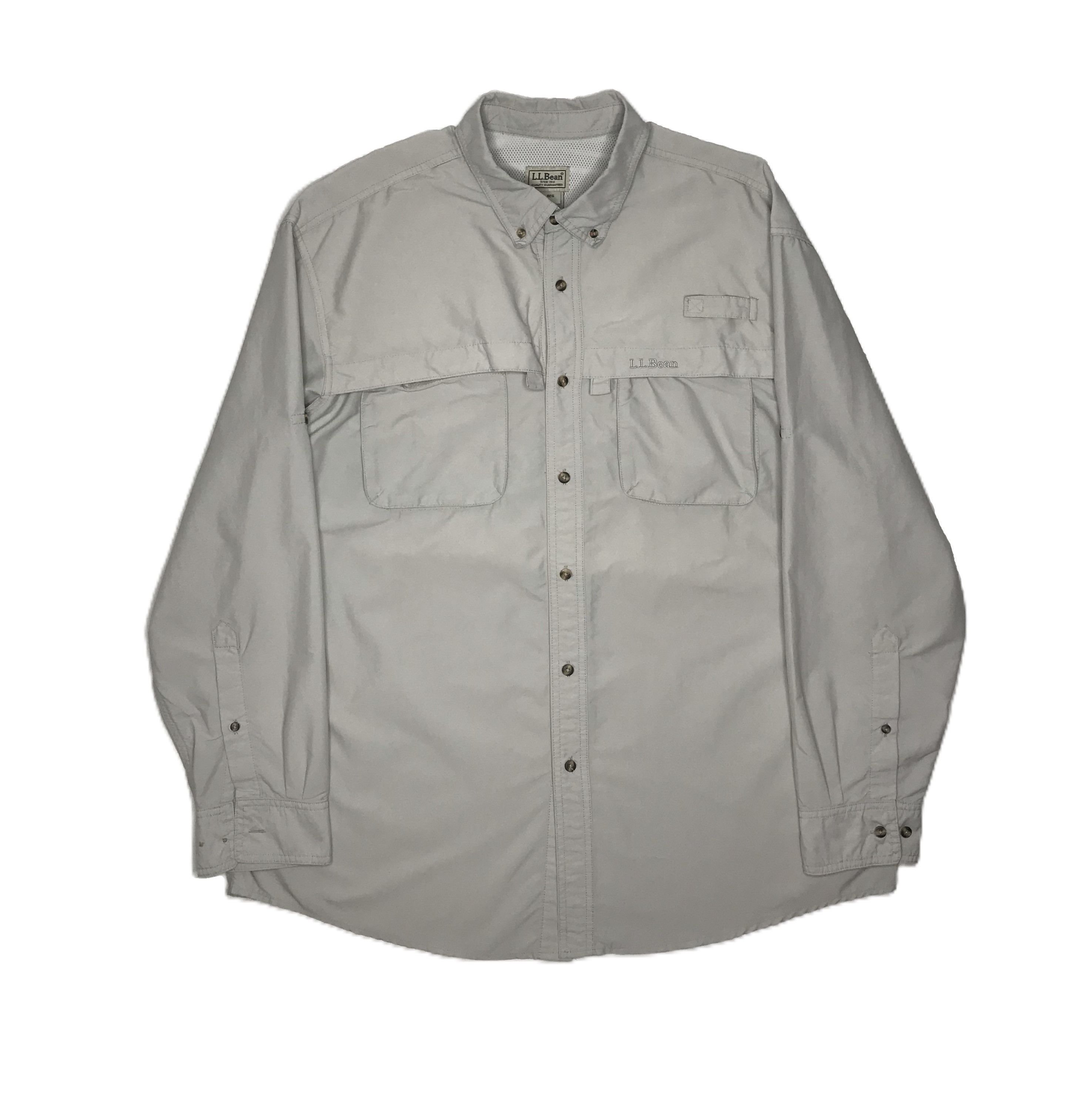 L.L. Bean L.L. Bean Shirt Mens Nylon Outdoors Fishing Shirt Size US XL / EU 56 / 4 - 1 Thumbnail