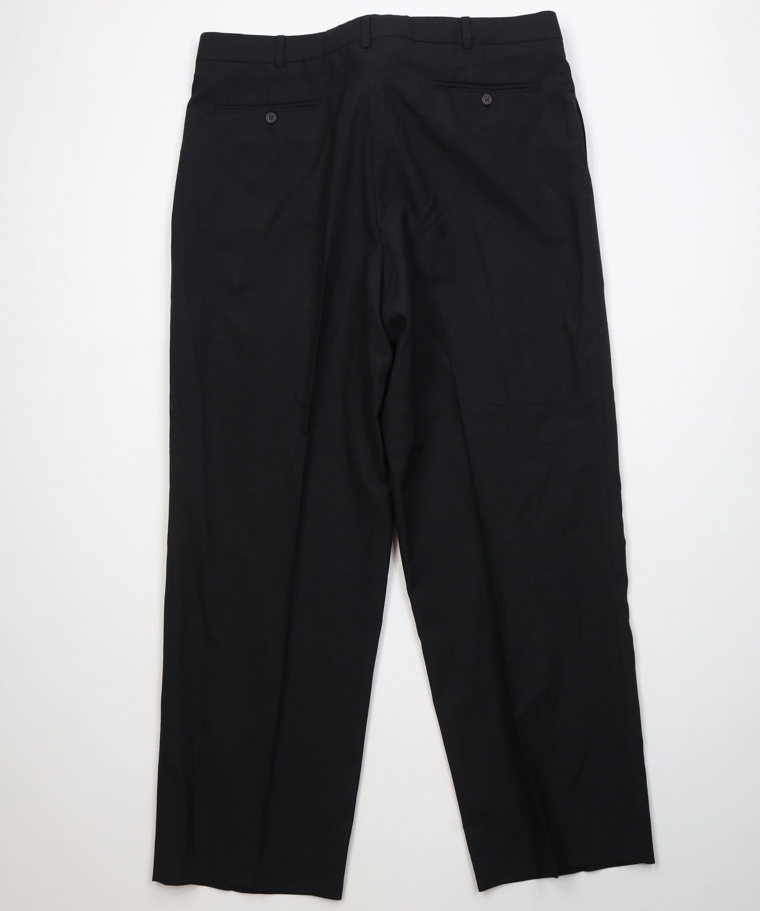 Lands' End Vintage 90s Lands End Wide Leg Chino Pants Trousers Black Size US 38 / EU 54 - 8 Thumbnail