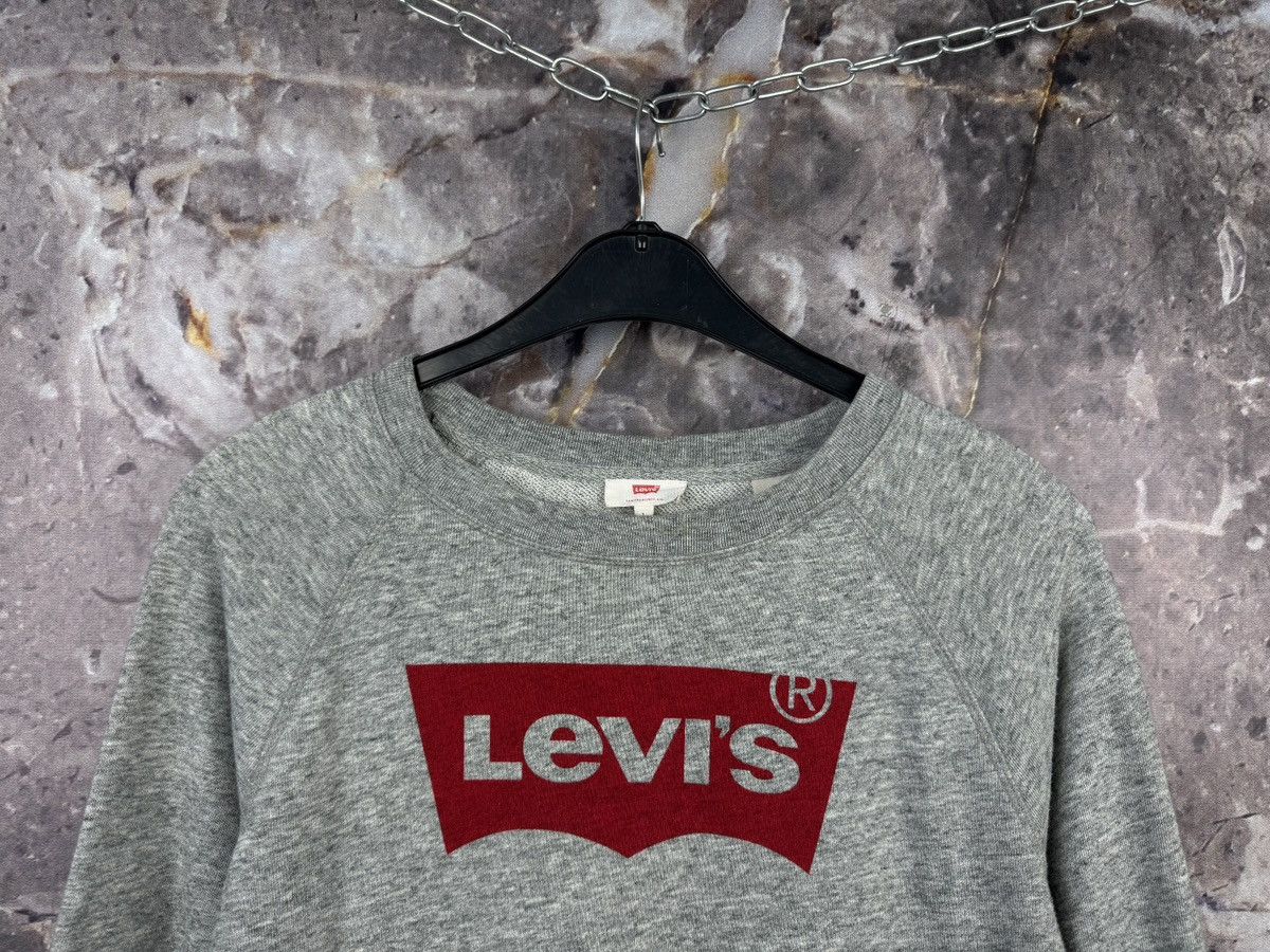 Levi's Women’s Levi’s Sweatshirt Pullover Gray Streetwear Size L Size L / US 10 / IT 46 - 2 Thumbnail
