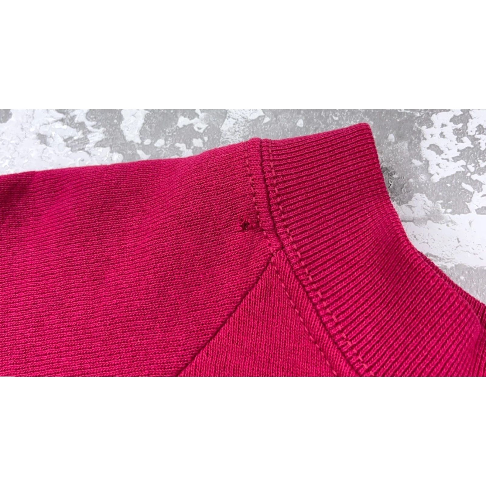 Fruit Of The Loom VINTAGE Fruit Of The Loom Sweatshirt Women M Pink Sweatshirt 90s Y2K US Size M / US 6-8 / IT 42-44 - 5 Thumbnail