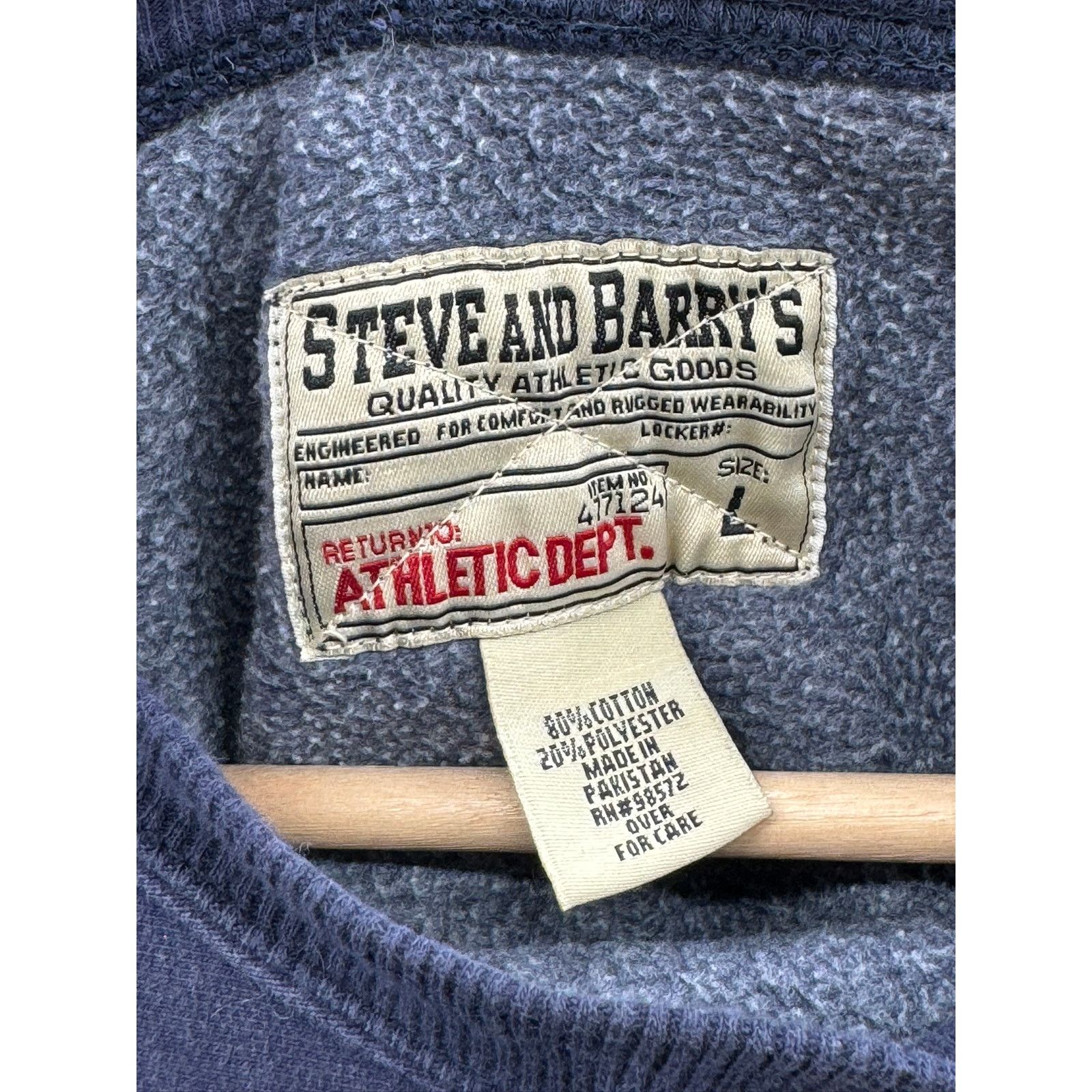 Steve And Barrys × Vintage Steve & Barry's Notre Dame University Reverse Weave Crewneck Size US L / EU 52-54 / 3 - 3 Thumbnail