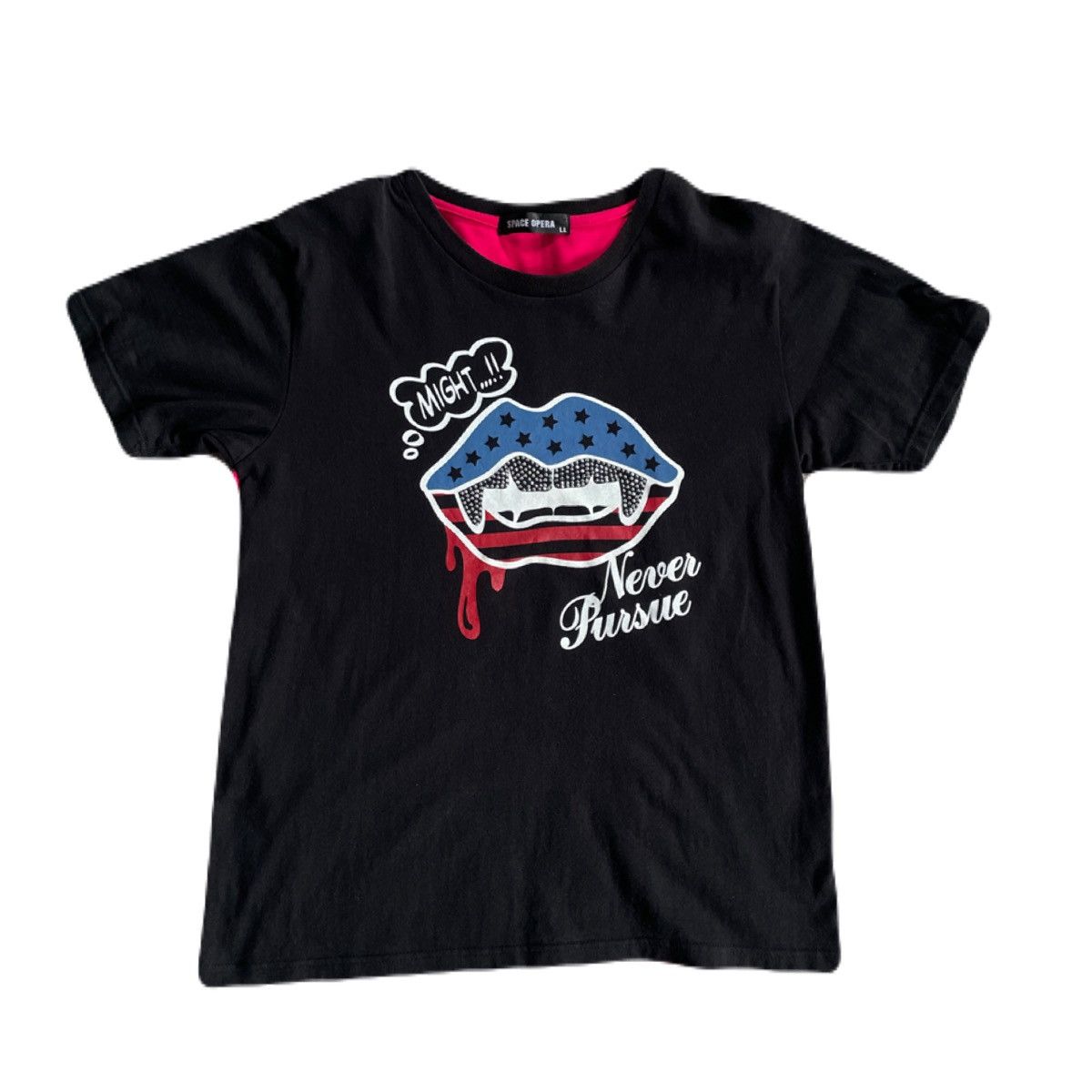 If Six Was Nine 2000s Japanese archive Vkei Gyaruo Vampire T-Shirts Y2K Size US S / EU 44-46 / 1 - 2 Thumbnail