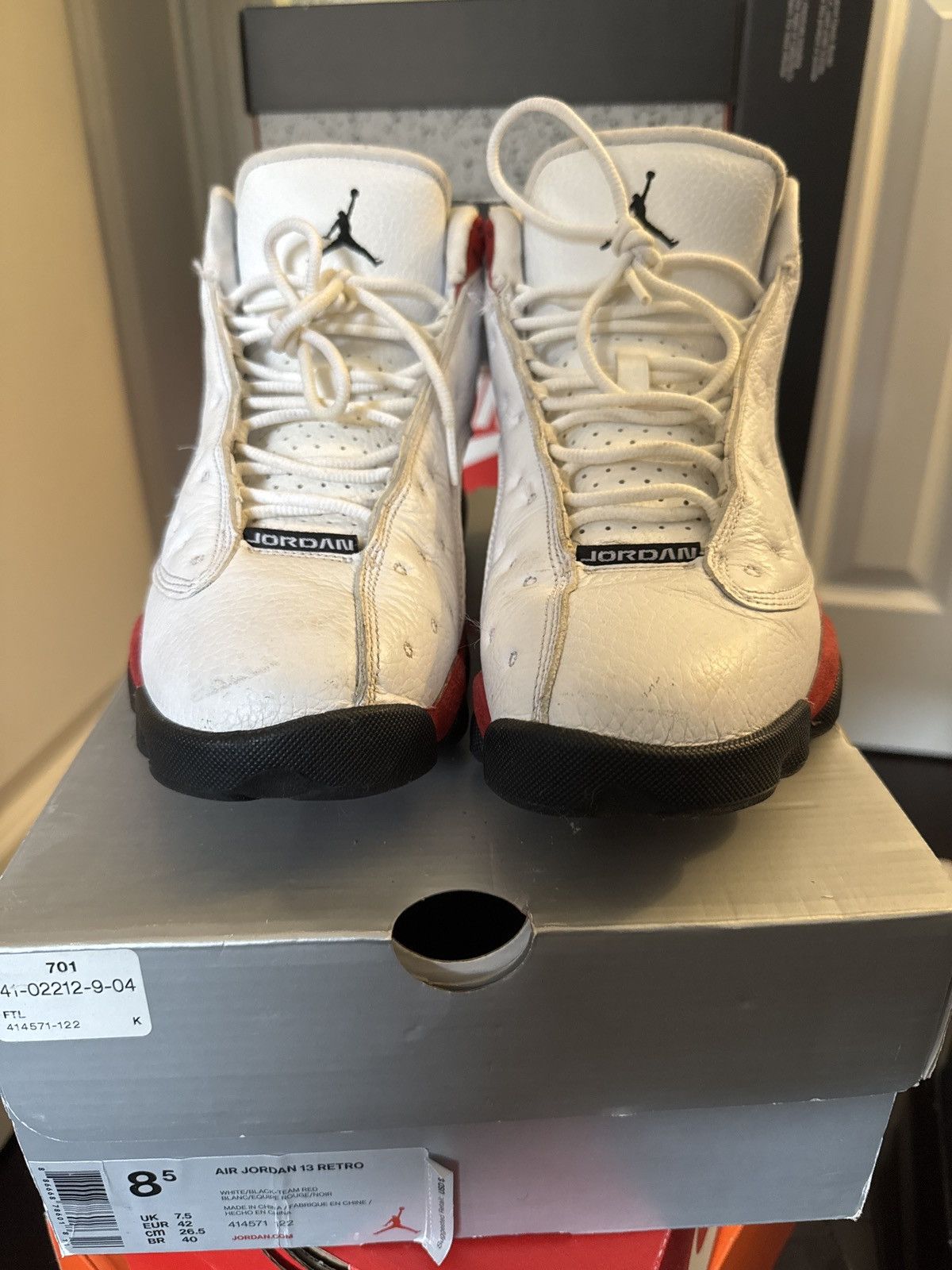 Jordan Brand × Nike Air Jordan 13 og “Chicago” 2017 Size US 8.5 / EU 41-42 - 4 Thumbnail