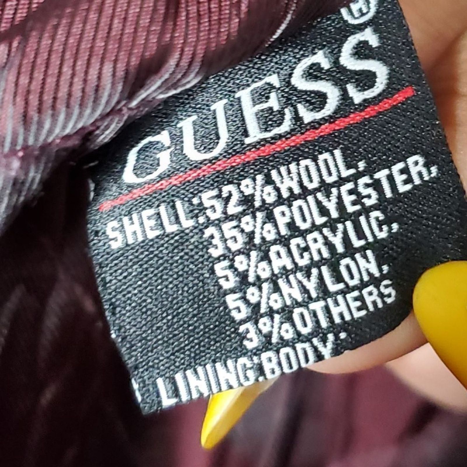 Guess Vintage 90s Guess Black Wool Military Coat Car Overcoat XL Size US XL / EU 56 / 4 - 7 Thumbnail