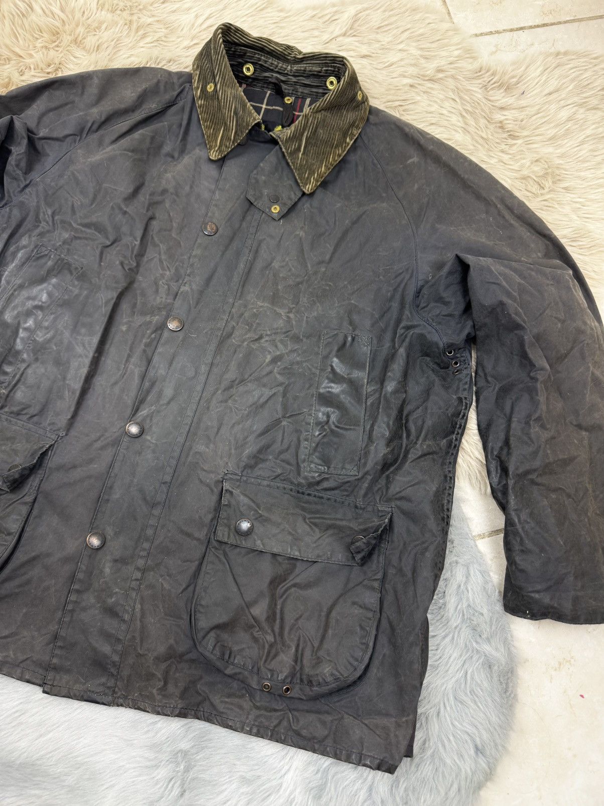 Barbour Barbour bedale wax jacket c44/112cm vintage 1990 Size US L / EU 52-54 / 3 - 3 Thumbnail