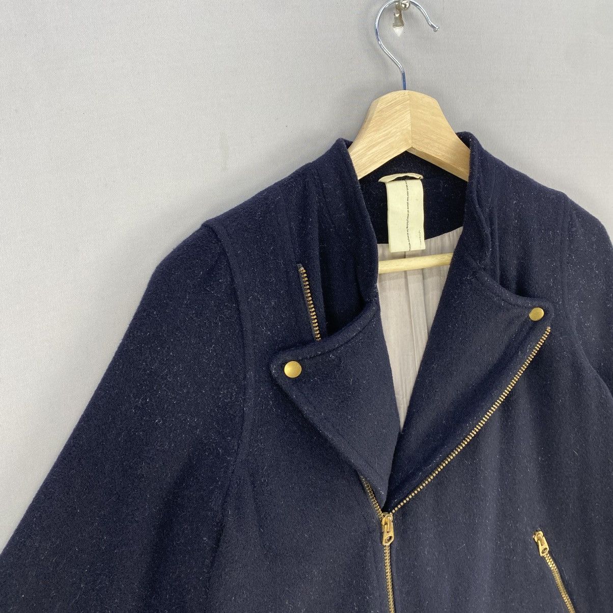 Japanese Brand Vintage 90’s Japanese Brand Wool Jacket Size XXS / US 00 / IT 34 - 2 Thumbnail