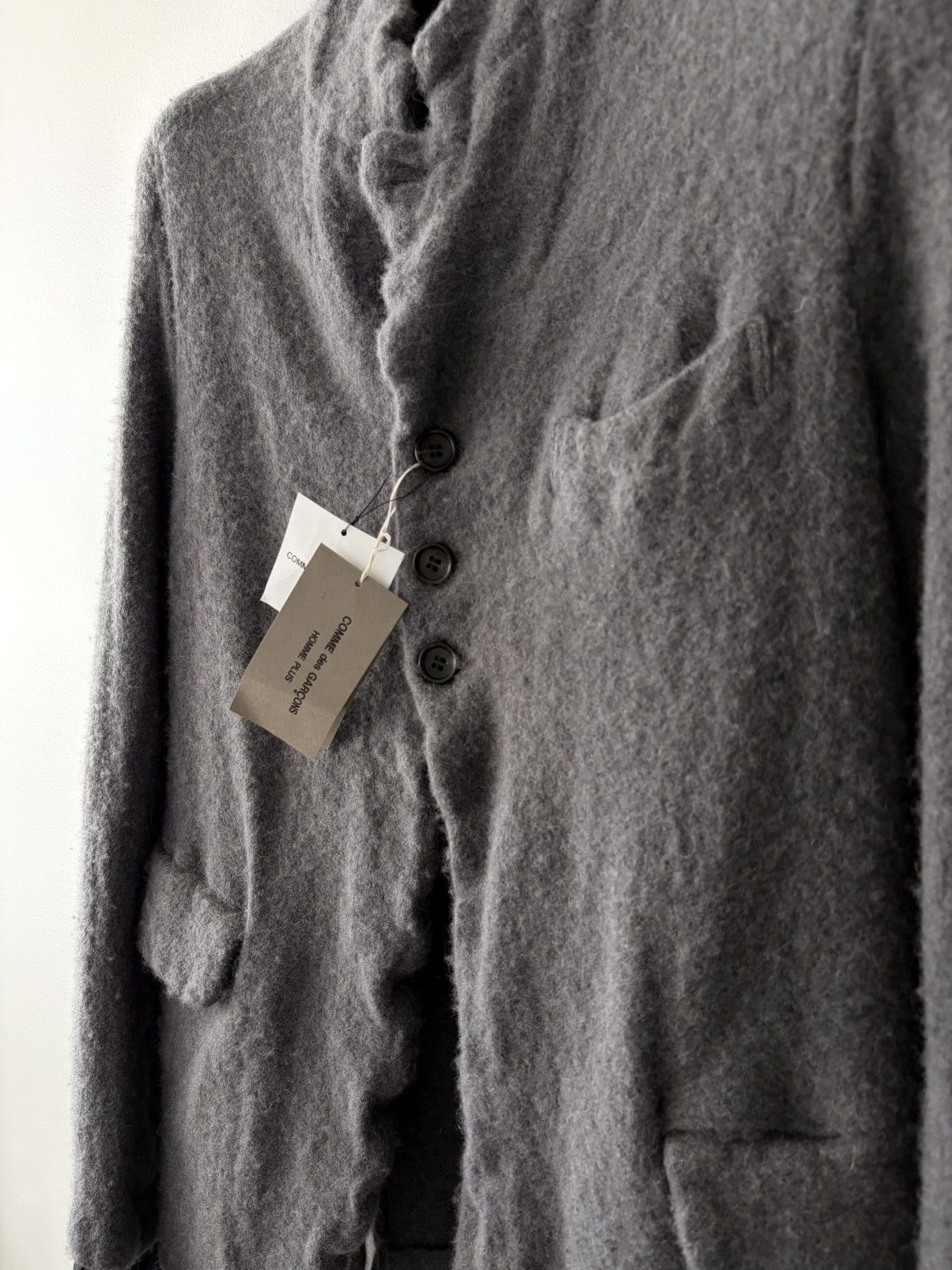 Comme des Garcons Homme Plus COMME des GARÇONS Homme Plus AD2022 Shrunk Wool Jacket Size US M / EU 48-50 / 2 - 3 Thumbnail