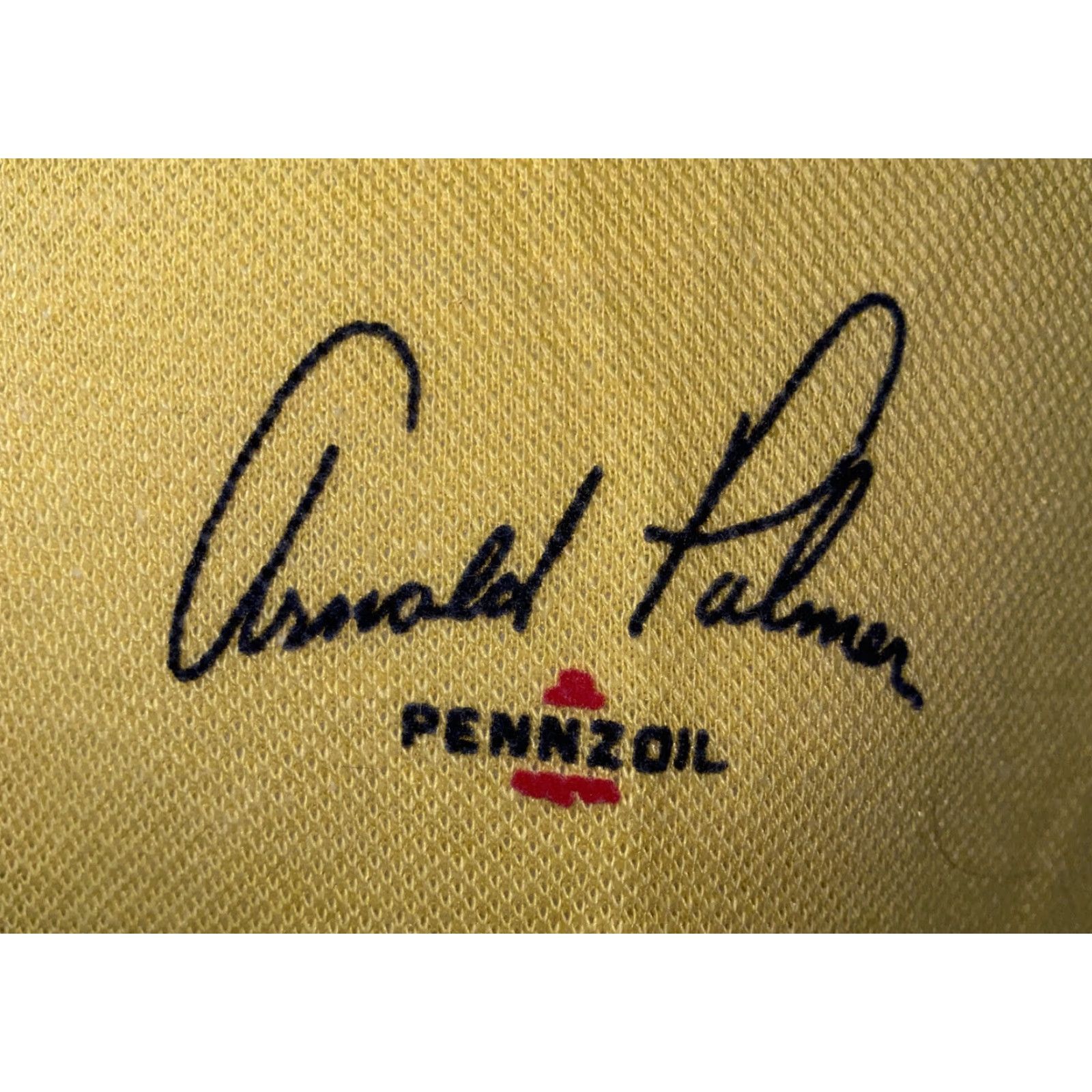 Vintage VINTAGE Arnold Palmer By Robert Bruce Mens Yellow Short Sleeve Polo Shirt XL Size US XL / EU 56 / 4 - 3 Thumbnail