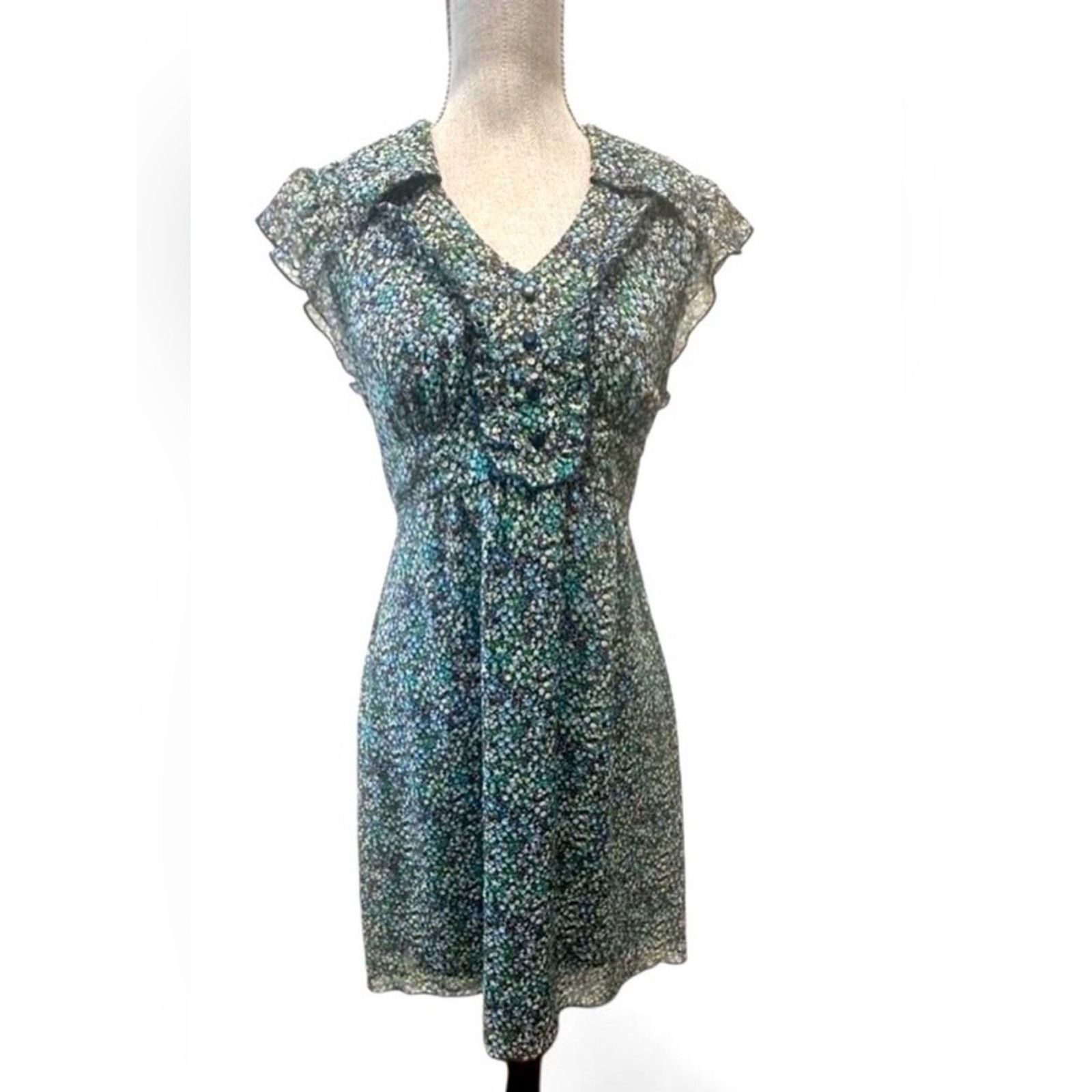 Route 66 Vintage 90s ditzy floral dress women small 7/8 grunge chic Size S / US 4 / IT 40 - 7 Thumbnail