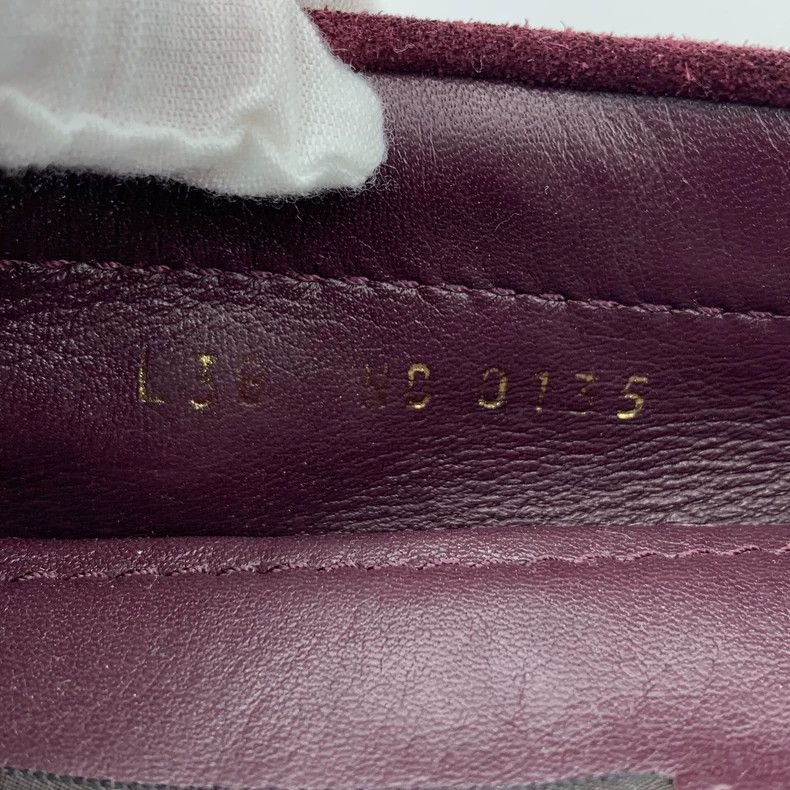 Louis Vuitton Louis Vuitton Burgundy logo presbyopic full print lace-up Size US 5.5 / IT 35.5 - 7 Thumbnail