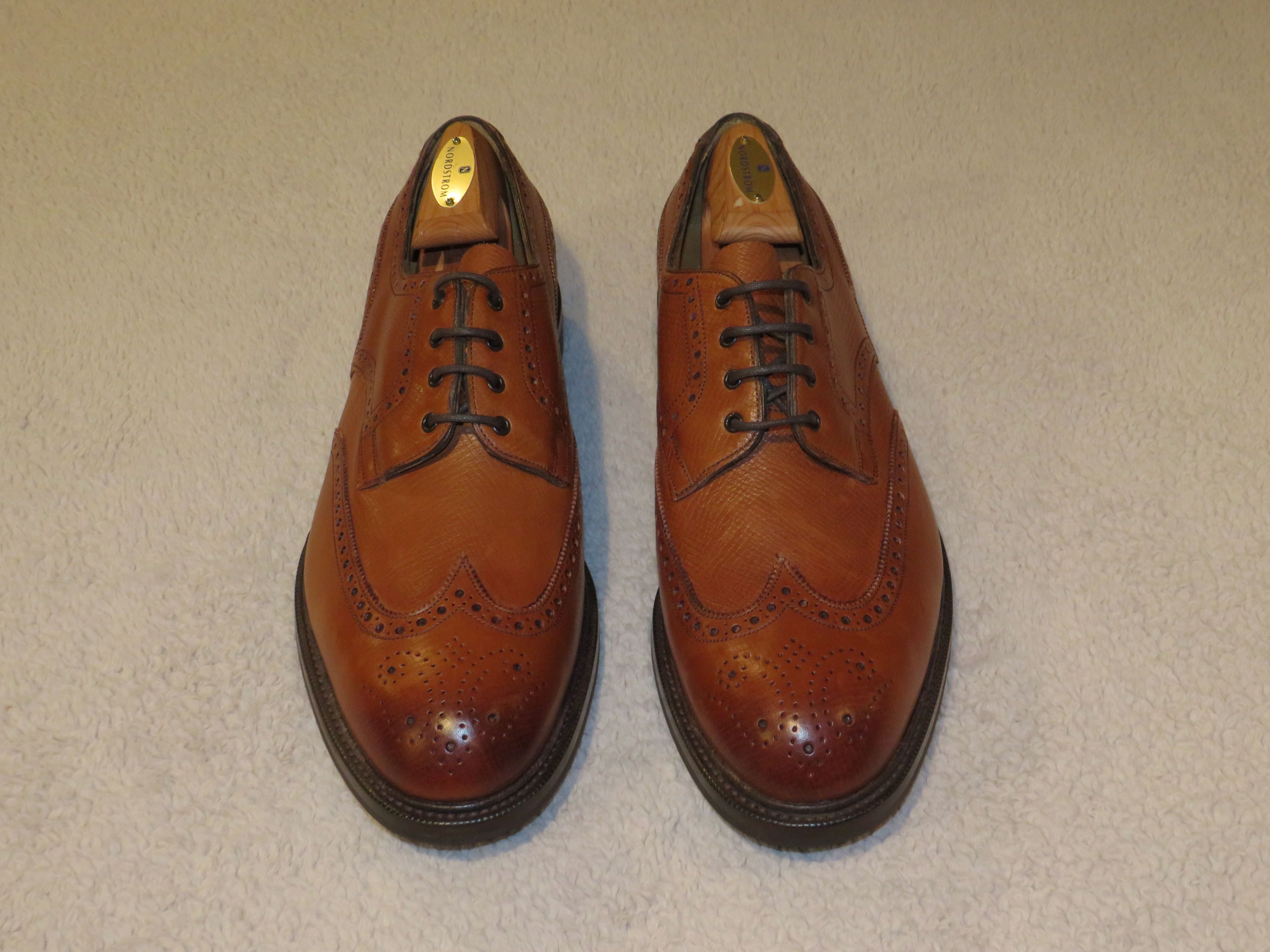 Edward Green Hove Brown Leather Brogue Monk Strap Loafers  display picture 1
