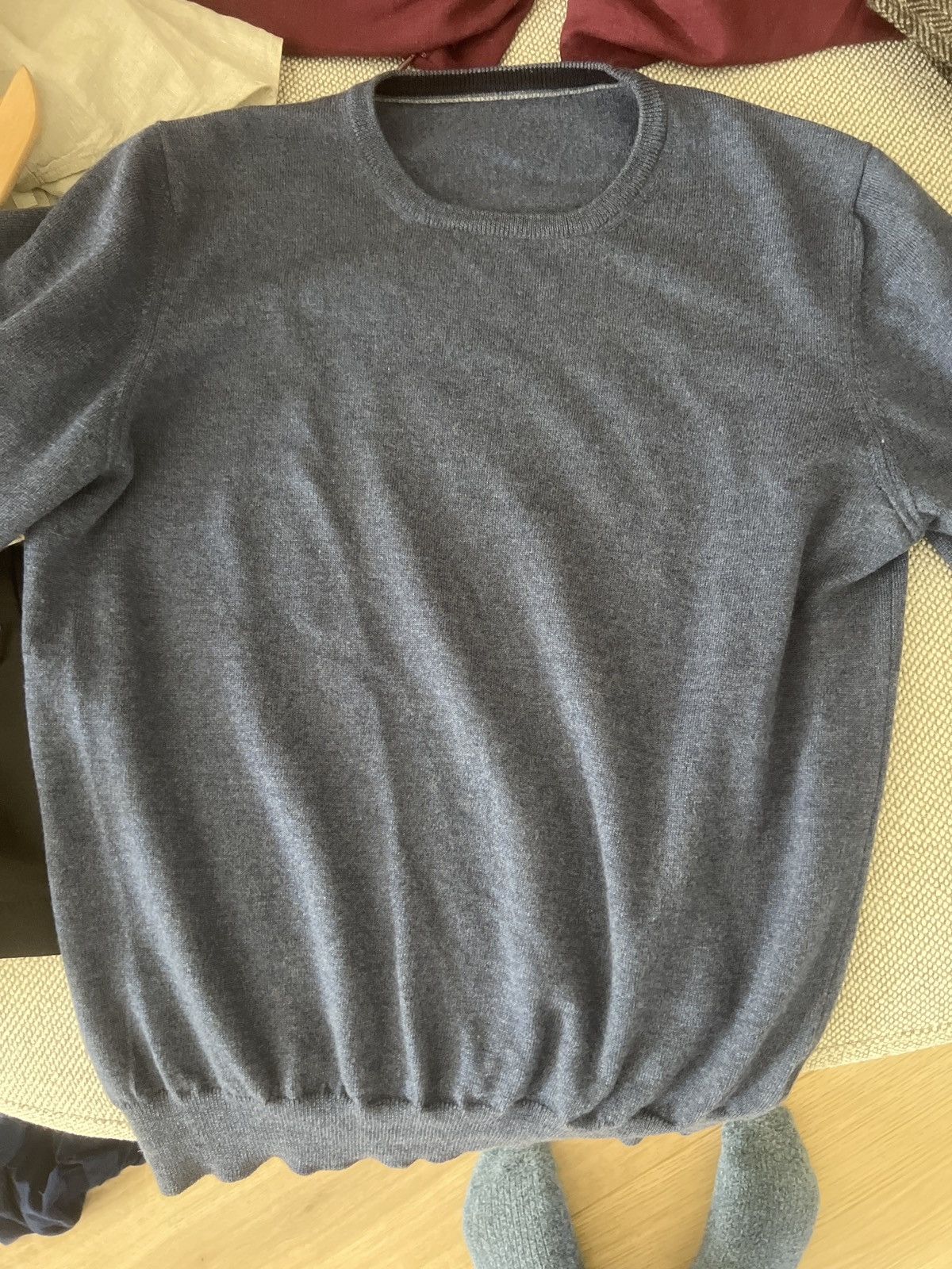 John Smedley John Smedley Blue Merino Wool Sweater – Made in England Size US M / EU 48-50 / 2 - 1 Preview